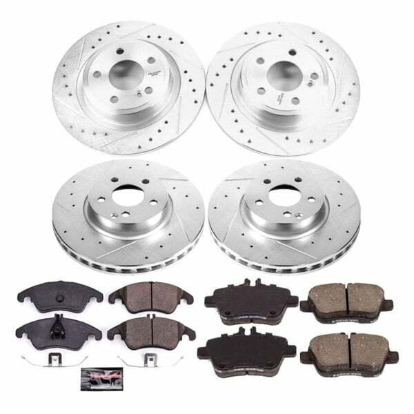 Power Stop 2018 Mercedes-Benz SLC300 Front & Rear Z23 Evolution Sport Brake Kit - K8056