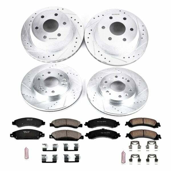 Power Stop 05-06 GMC Sierra 1500 Front & Rear Z23 Evolution Sport Brake Kit - K8071