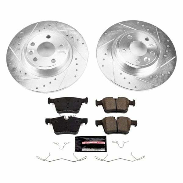 Power Stop 2018 Jaguar E-Pace Rear Z23 Evolution Sport Brake Kit - K8109