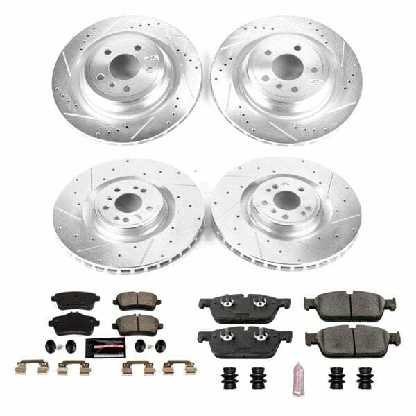 Power Stop 16-18 Mercedes-Benz GLE550e Front & Rear Z23 Evolution Brake Kit - K8191