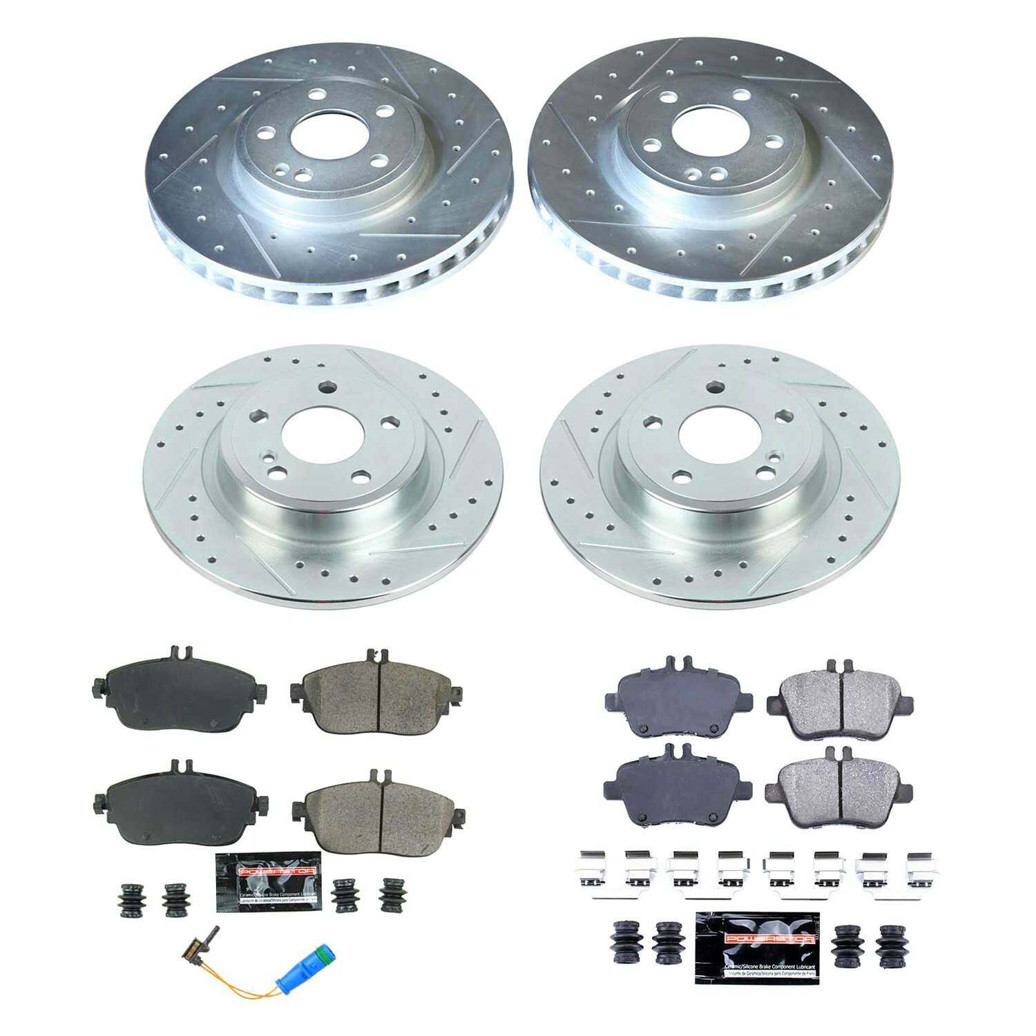 Power Stop 17-19 Infiniti QX30 Front & Rear Z23 Evolution Sport Brake Kit - K8262