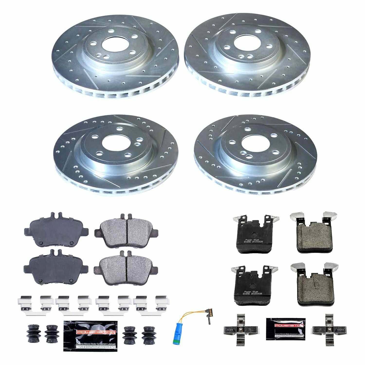 Power Stop 18-19 Mercedes-Benz CLA250 Front & Rear Z23 Evolution Sport Brake Kit - K8265