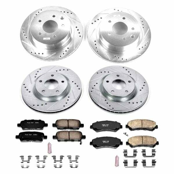 Power Stop 08-14 Nissan Rogue Front & Rear Z23 Evolution Sport Brake Kit - K8268