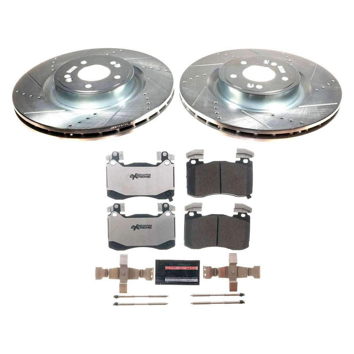 Power Stop 18-20 Kia Stinger Front Z26 Street Warrior Brake Kit - K8270-26