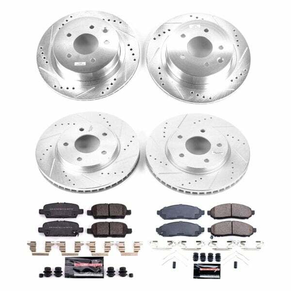 Power Stop 11-14 Nissan Leaf Front & Rear Z23 Evolution Sport Brake Kit - K8272
