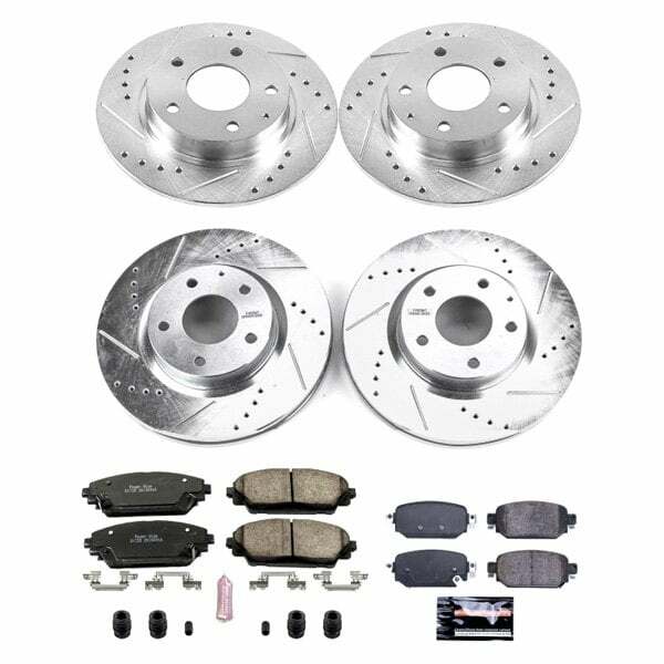 Power Stop 17-18 Mazda 3 Front & Rear Z23 Evolution Sport Brake Kit - K8282