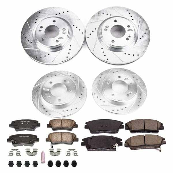 Power Stop 17-19 Hyundai Elantra Front & Rear Z23 Evolution Sport Brake Kit - K8285