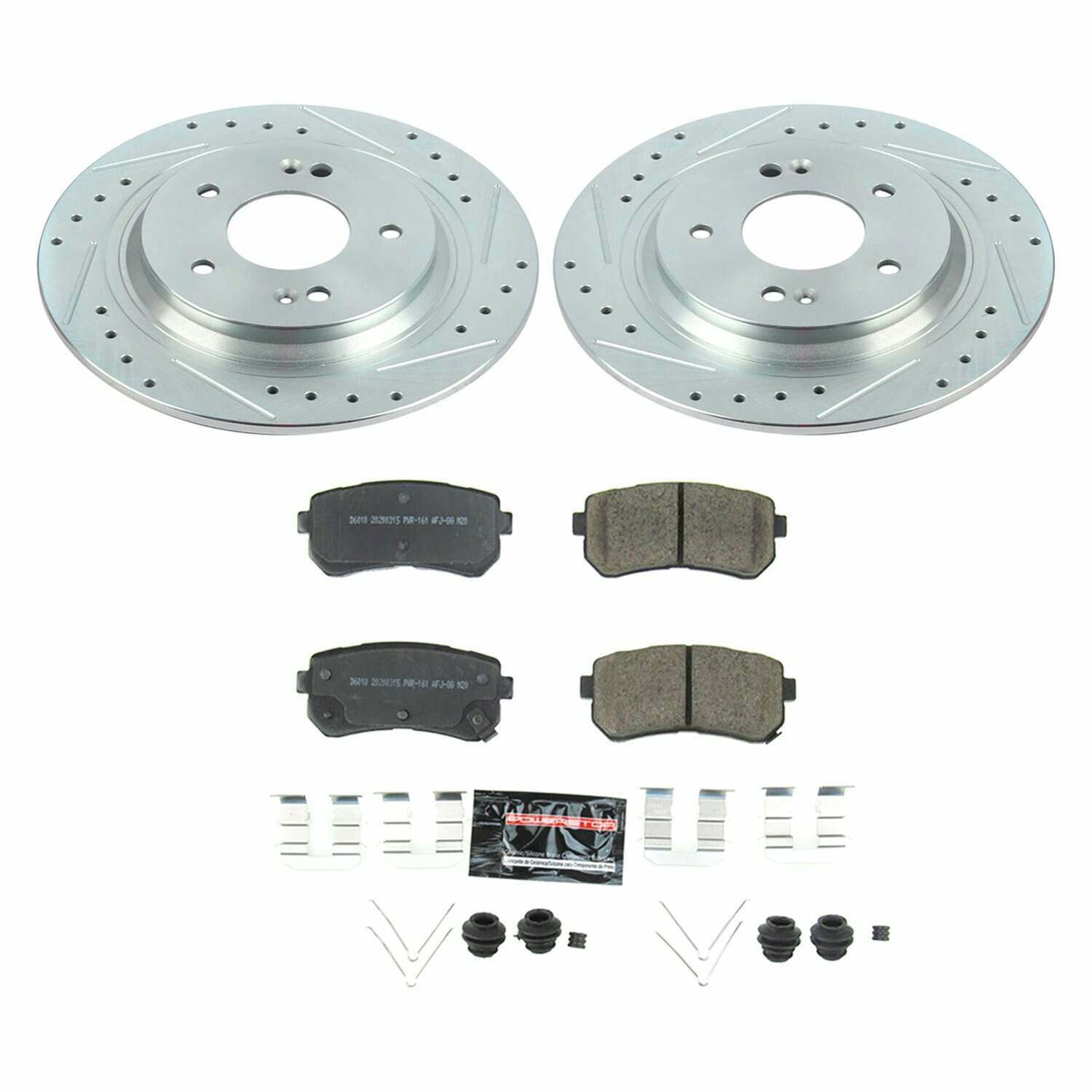 Power Stop 18-19 Hyundai Kona Rear Z23 Evolution Sport Brake Kit - K8306