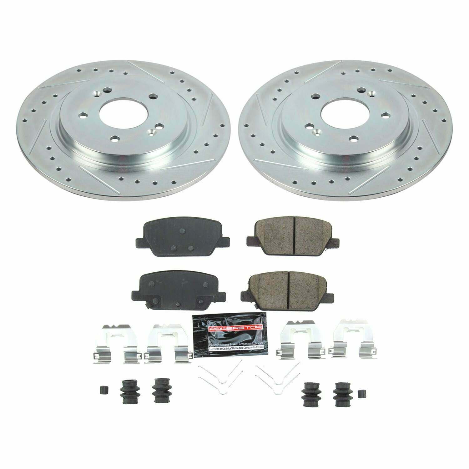 Power Stop 2019 Hyundai Santa Fe Rear Z23 Evolution Sport Brake Kit - K8310