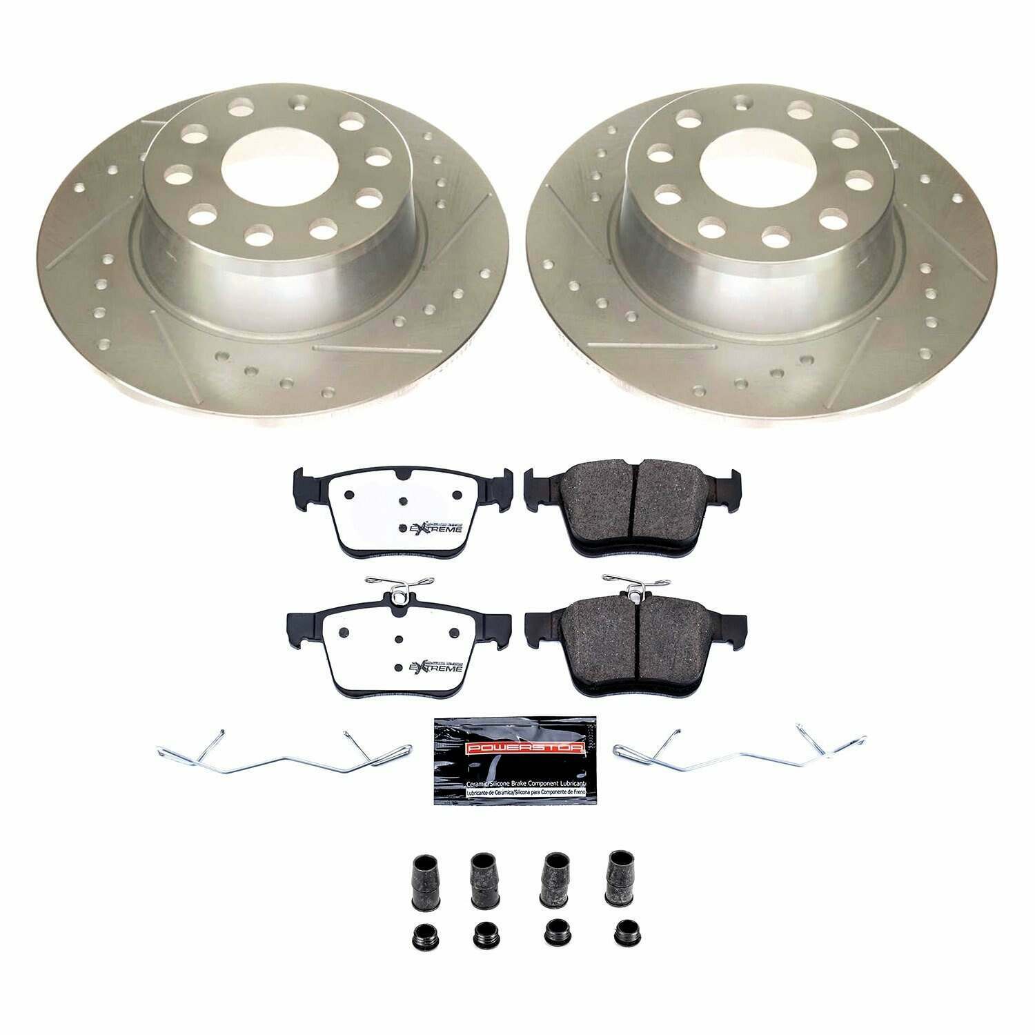 Power Stop 2019 Volkswagen Jetta Rear Z26 Street Warrior Brake Kit - K8337-26