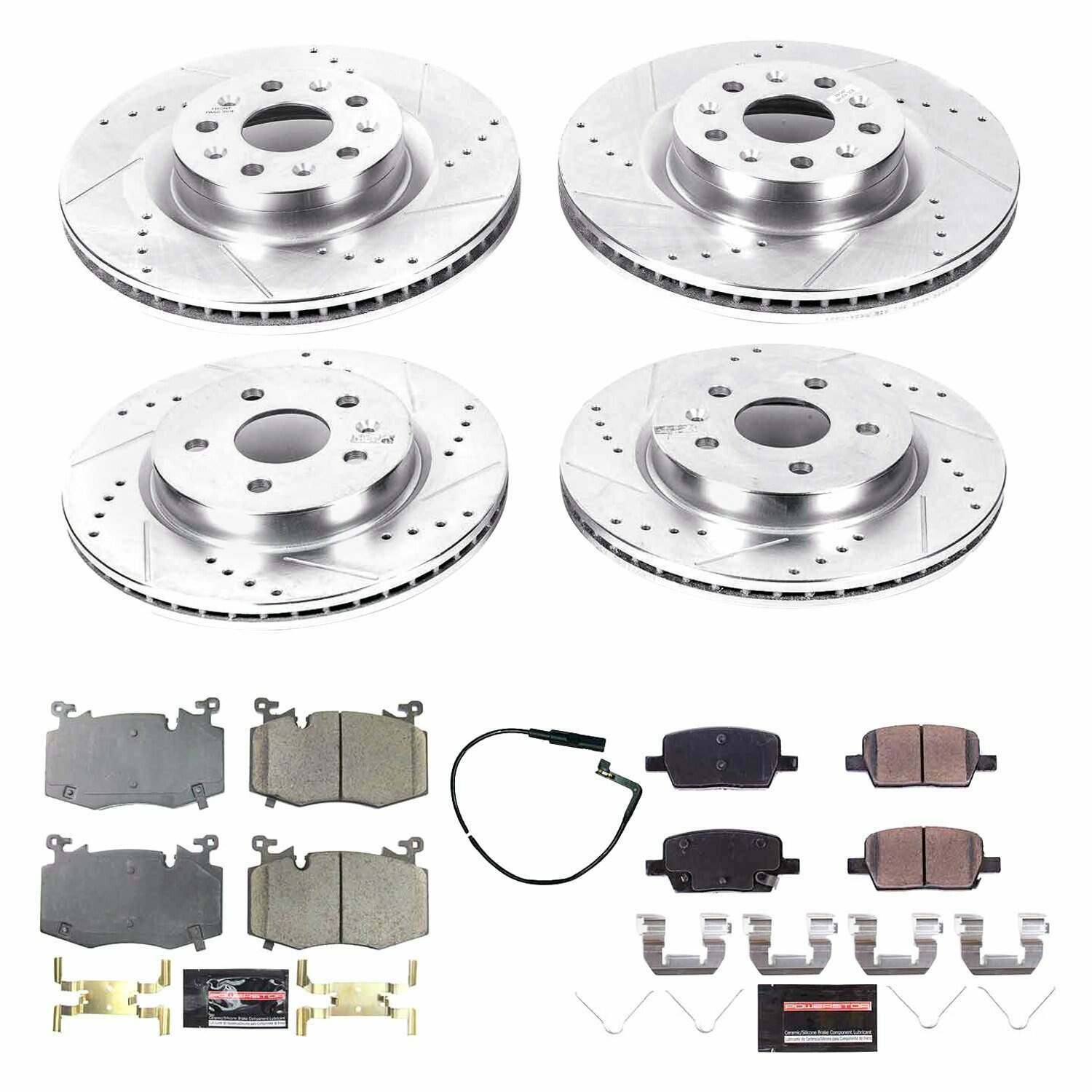 Power Stop 2019 Cadillac CT6 Front & Rear Z23 Evolution Sport Brake Kit - K8341
