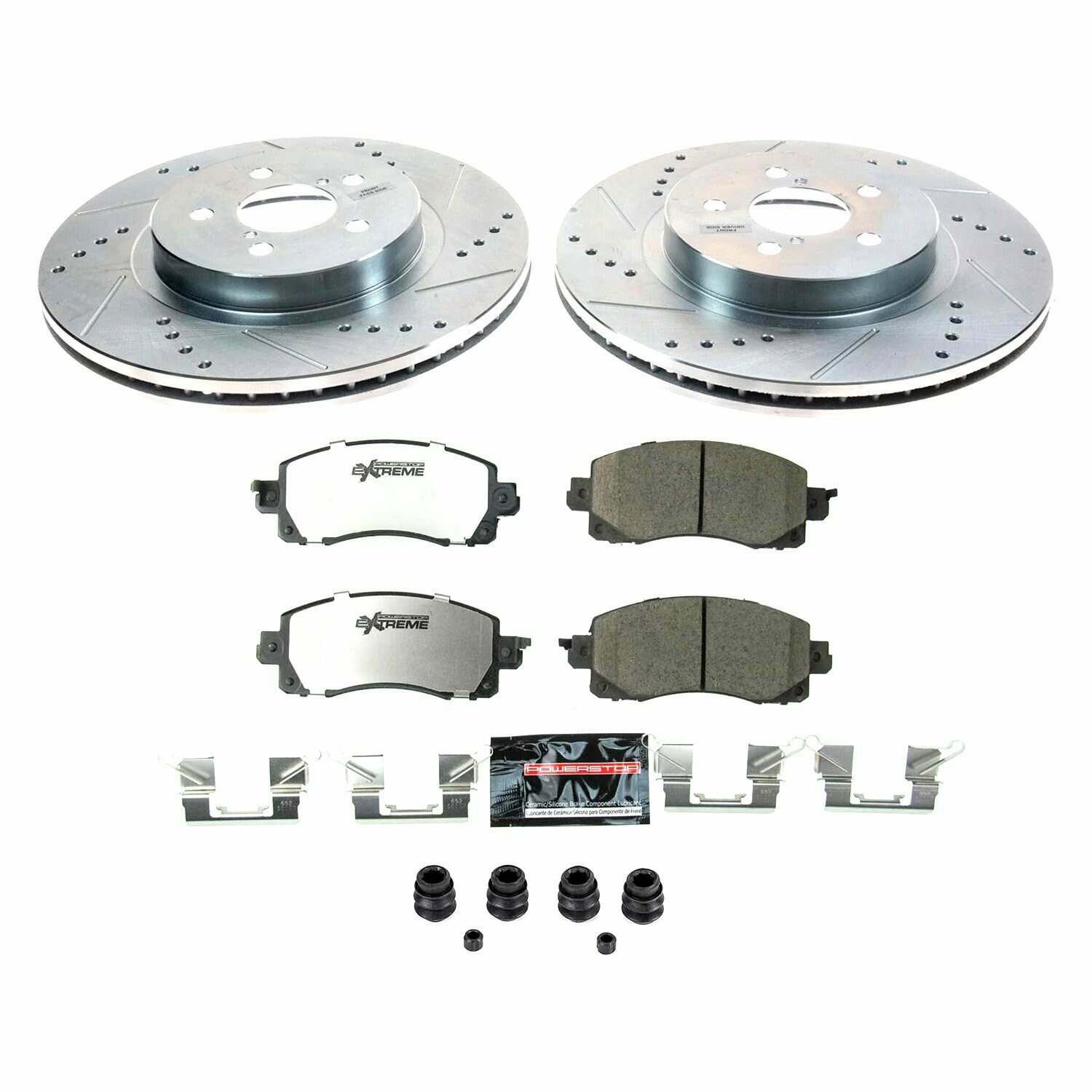 Power Stop 19-21 Subaru Forester Front Z26 Street Warrior Brake Kit - K8480-26