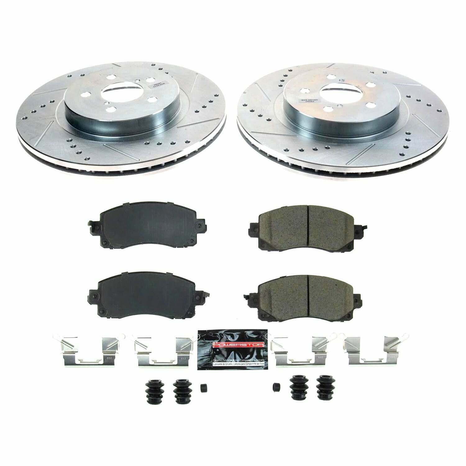 Power Stop 19-21 Subaru Forester Front Z23 Evolution Sport Brake Kit - K8480