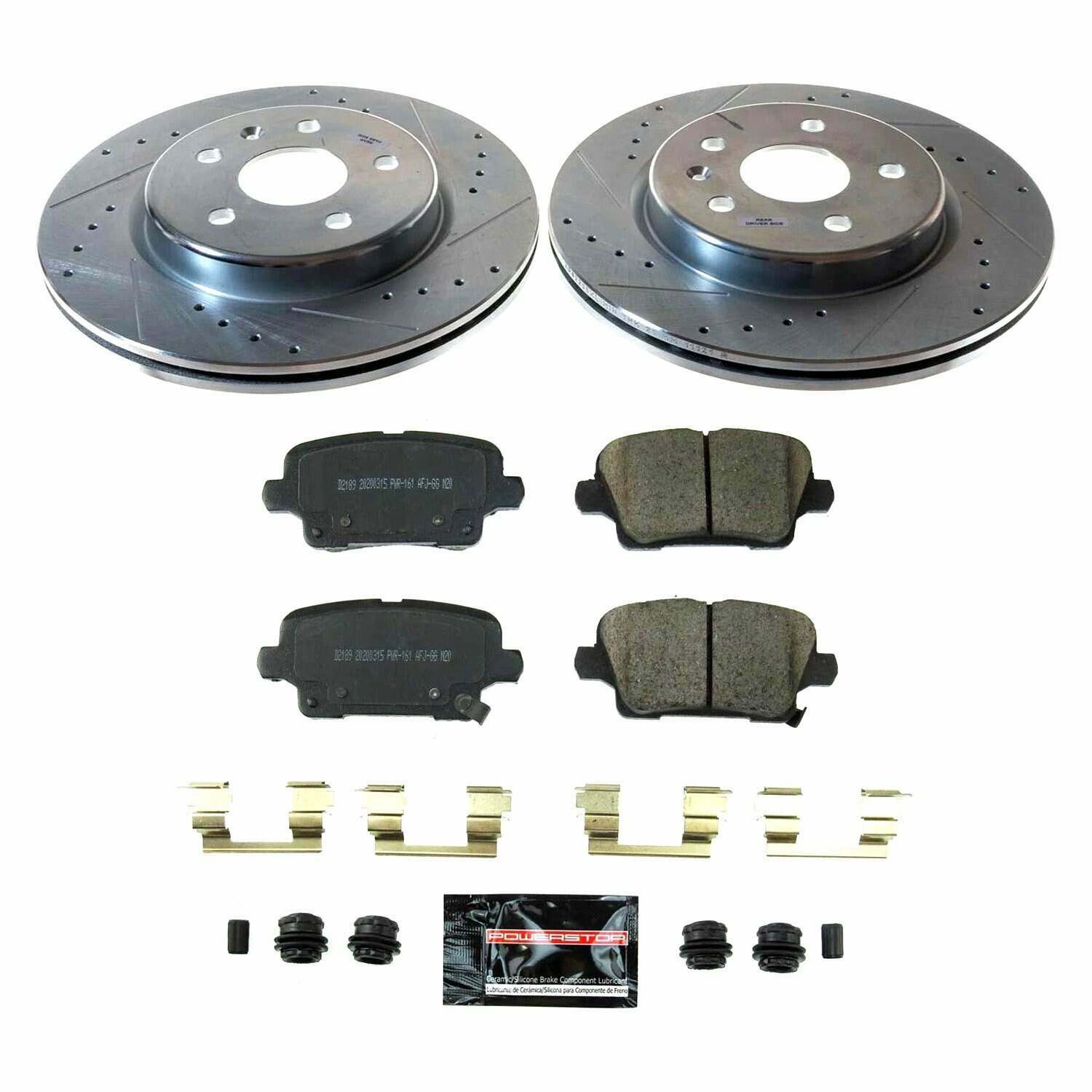 Power Stop 19-21 Cadillac XT4 Rear Z23 Evolution Brake Kit - K8487