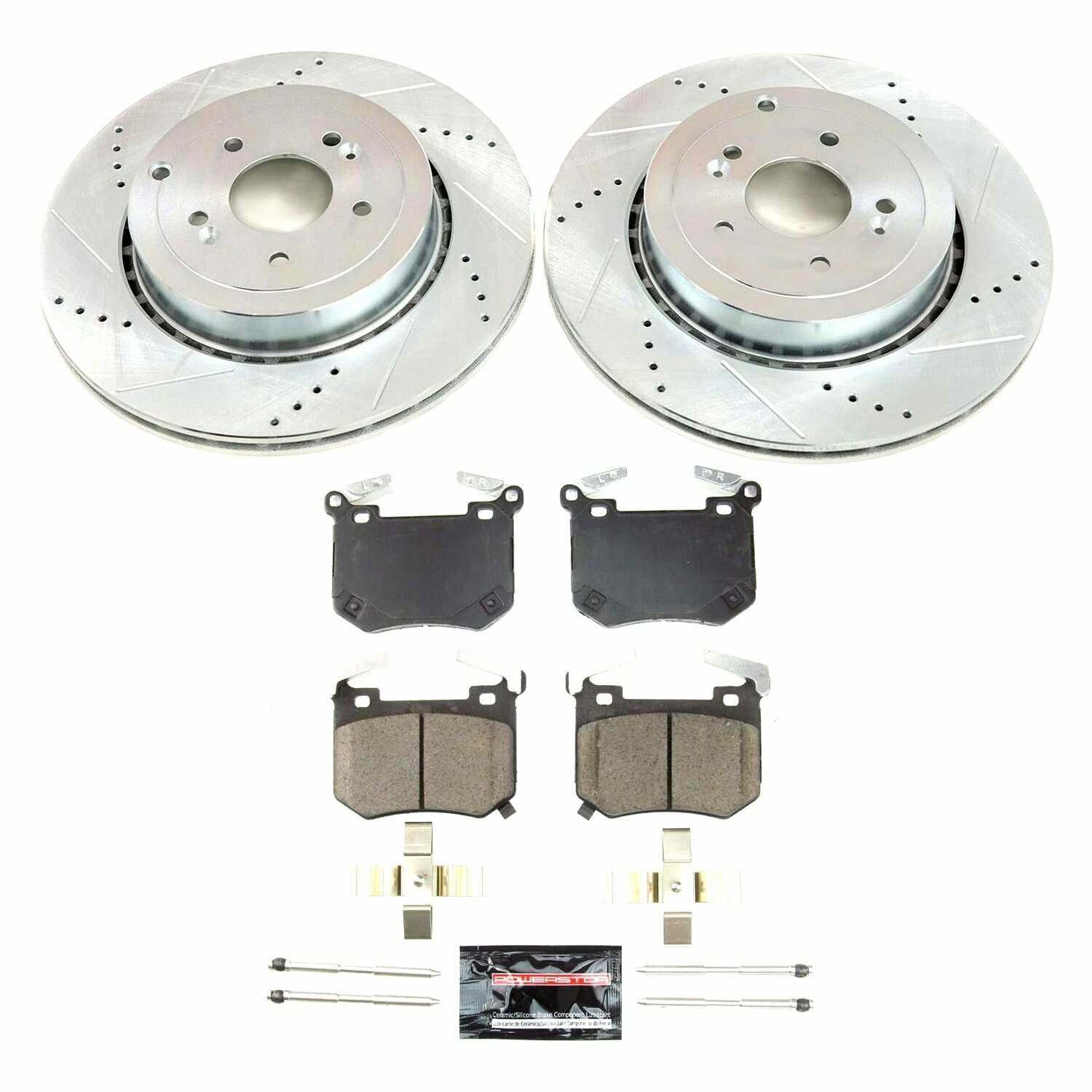 Power Stop 18-20 Kia Stinger Rear Z23 Evolution Brake Kit - K8491