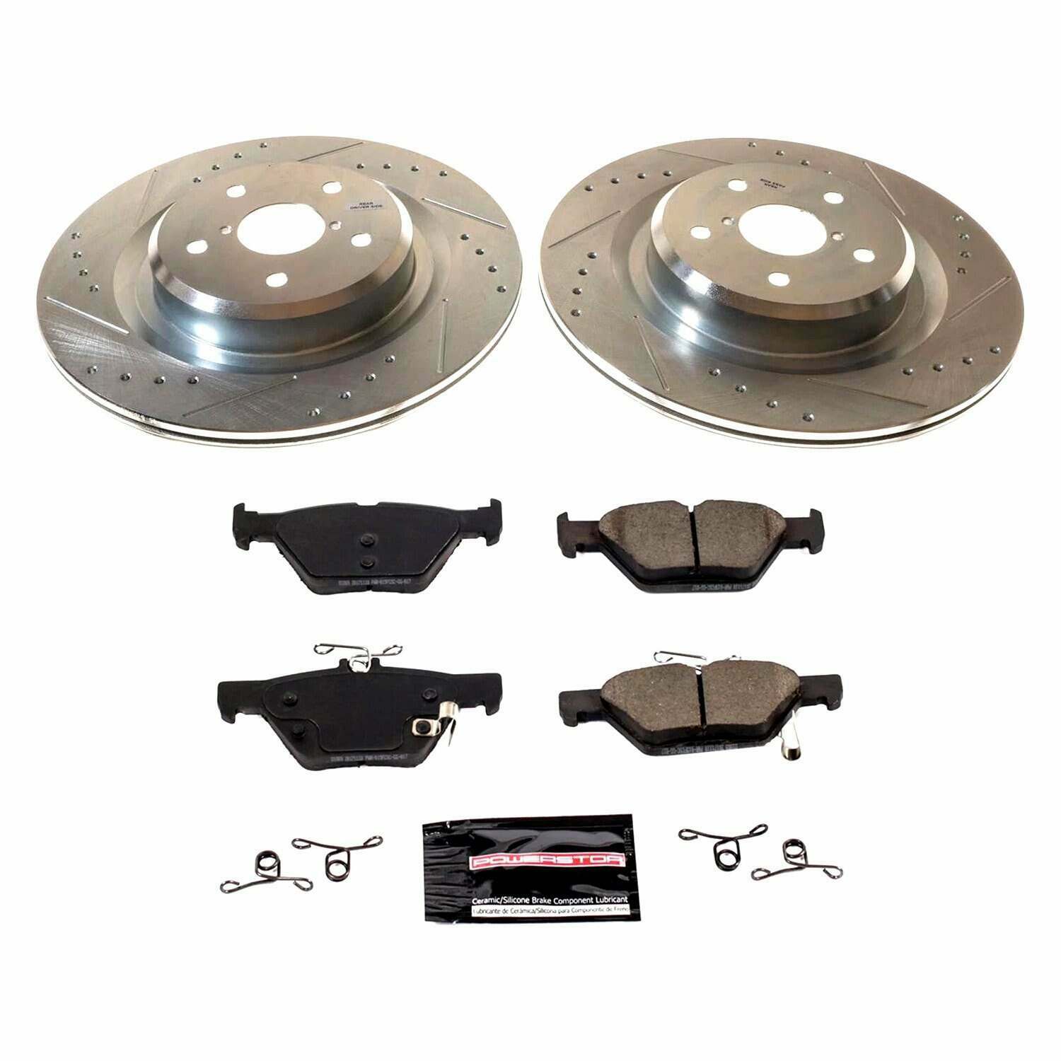 Power Stop 19-20 Subaru Ascent Rear Z23 Evolution Brake Kit - K8493