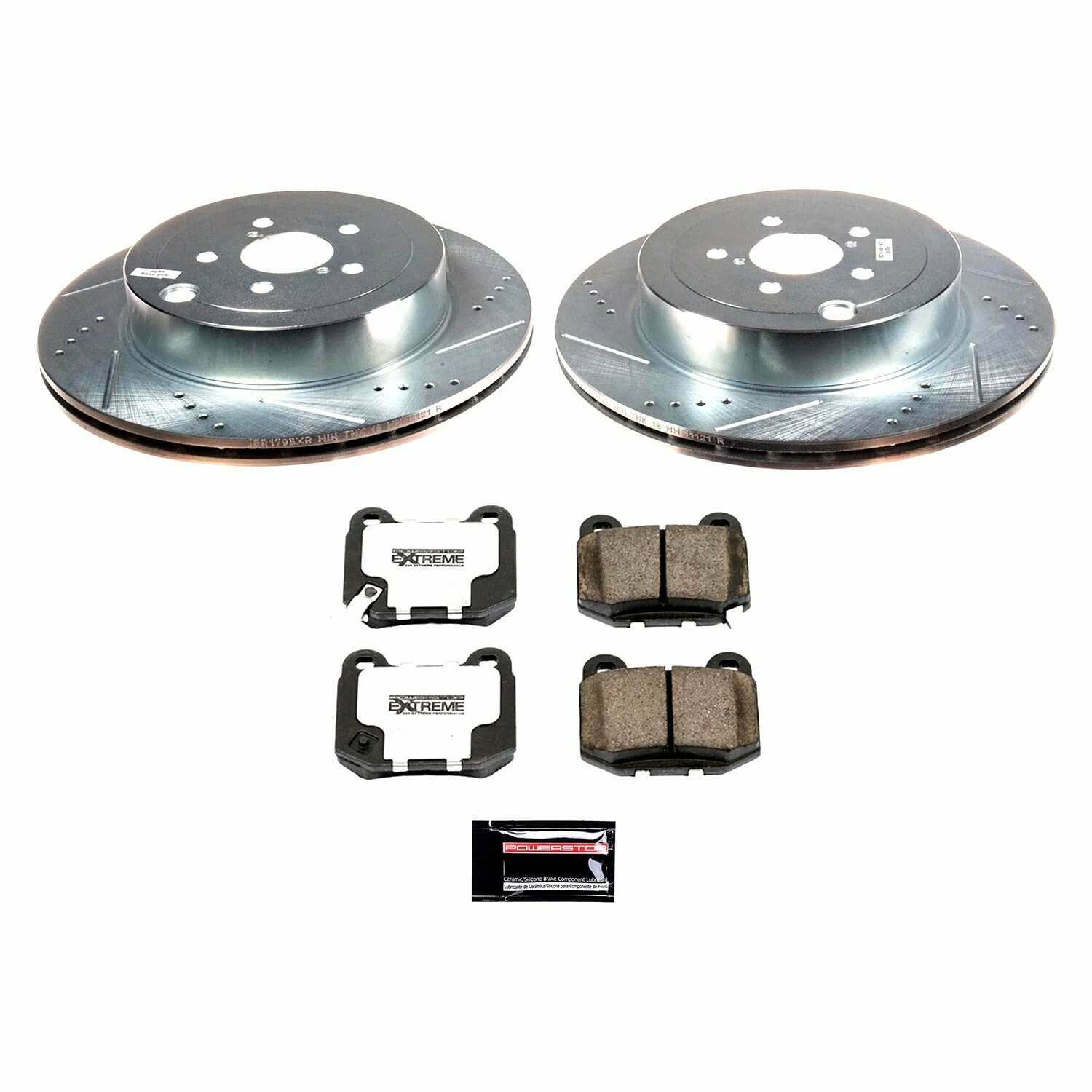 Power Stop 17-20 Subaru BRZ Rear Z26 Street Warrior Brake Kit - K8494-26