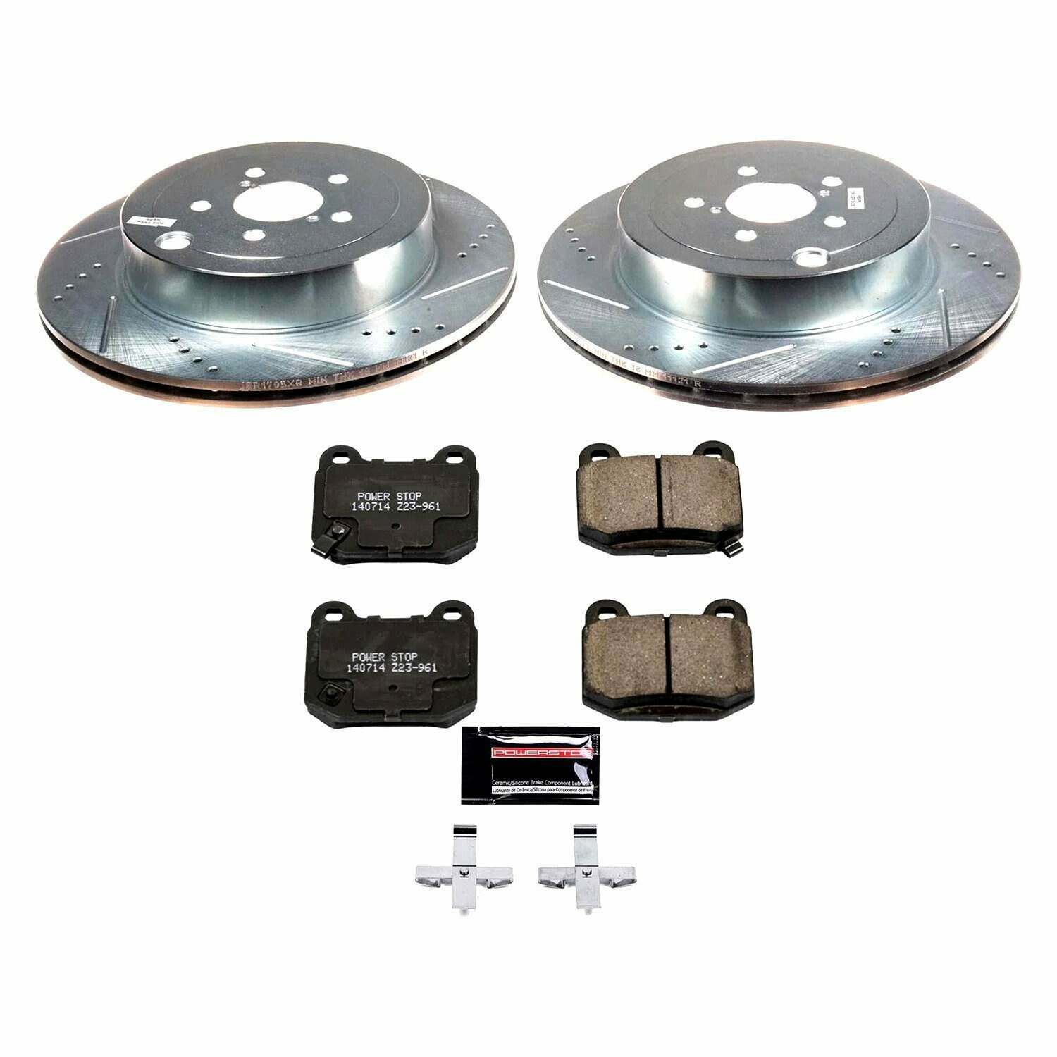 Power Stop 17-20 Subaru BRZ Rear Z23 Evolution Sport Brake Kit - K8494