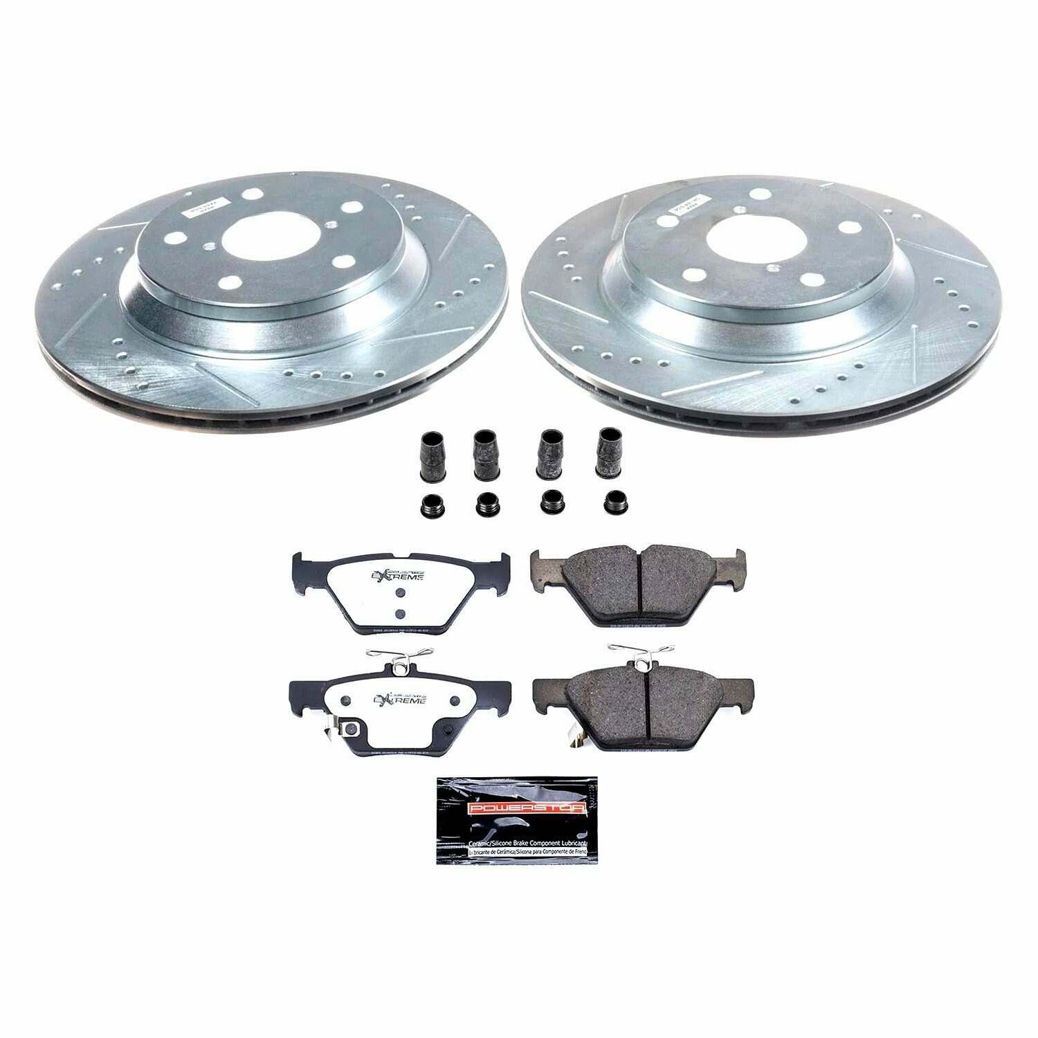 Power Stop 19-21 Subaru Forester Rear Z26 Street Warrior Brake Kit - K8495-26