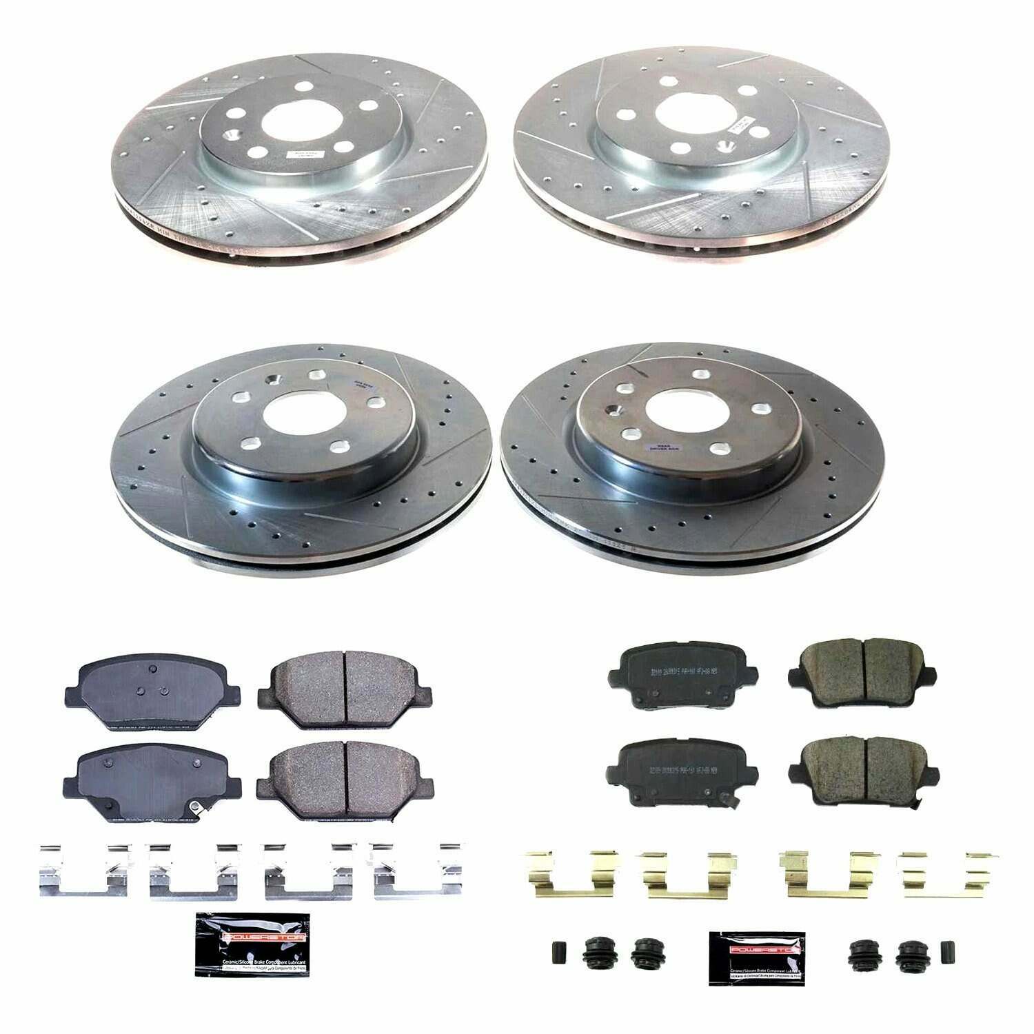 Power Stop 2019 Cadillac XT4 Front & Rear Z23 Evolution Brake Kit - K8504