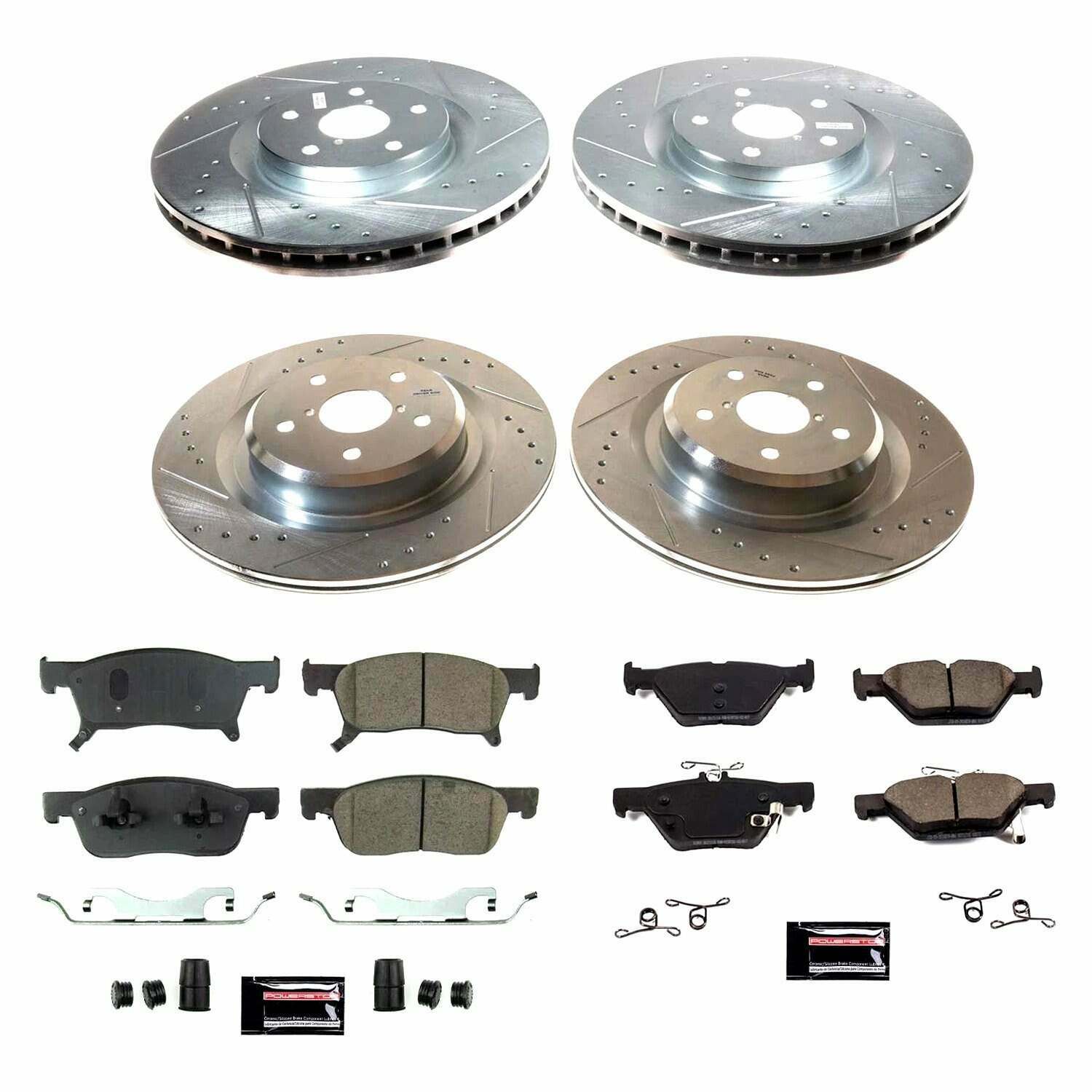 Power Stop 19-20 Subaru Ascent Front & Rear Z23 Evolution Brake Kit - K8518