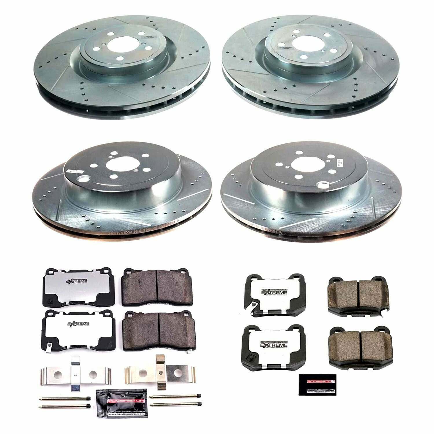 Power Stop 17-20 Subaru BRZ Front and Rear Z26 Street Brake Kit - K8519-26