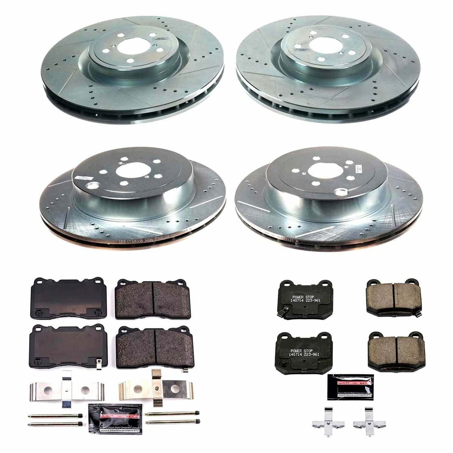 Power Stop 2019 Toyota 86 Front & Rear Z23 Evolution Brake Kit - K8519
