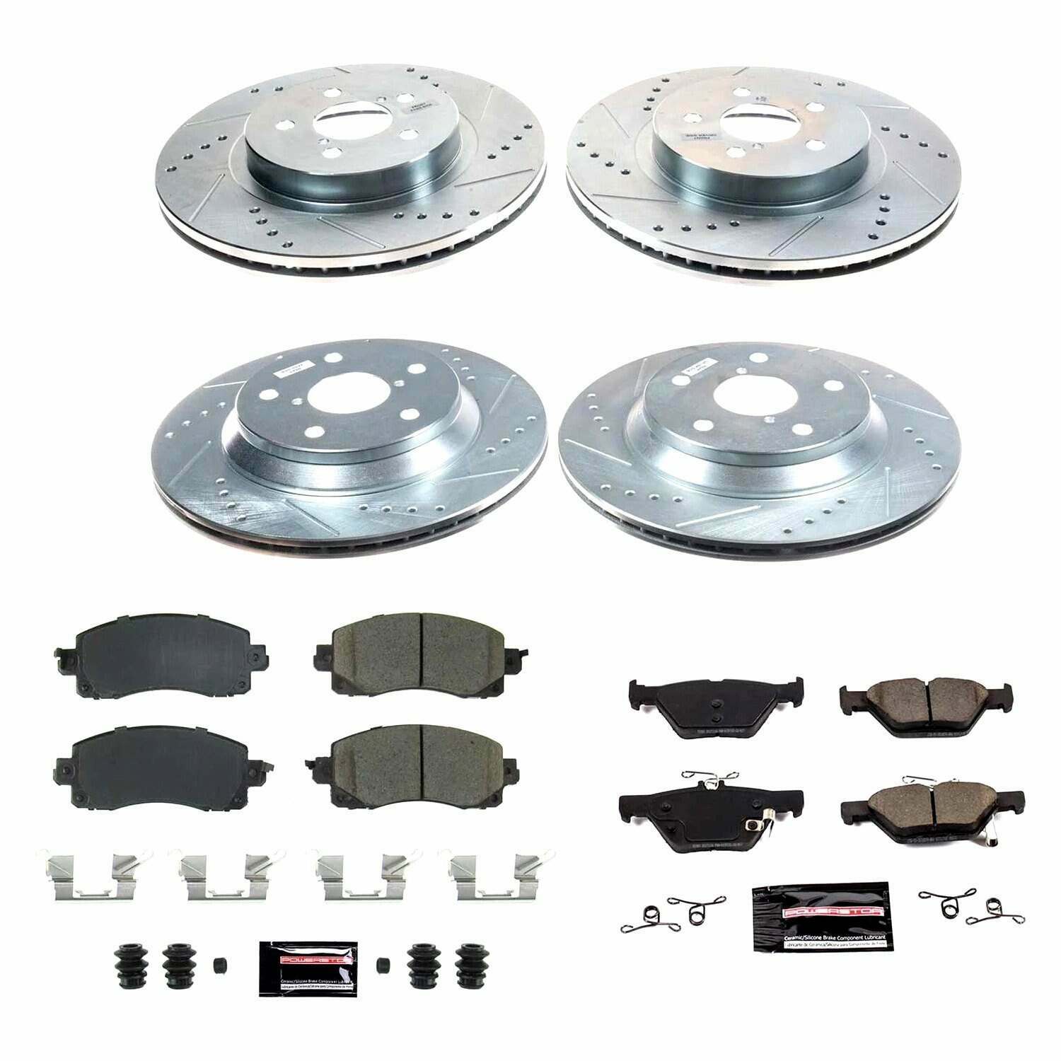 Power Stop 19-21 Subaru Forester Front & Rear Z23 Evolution Sport Brake Kit - K8520