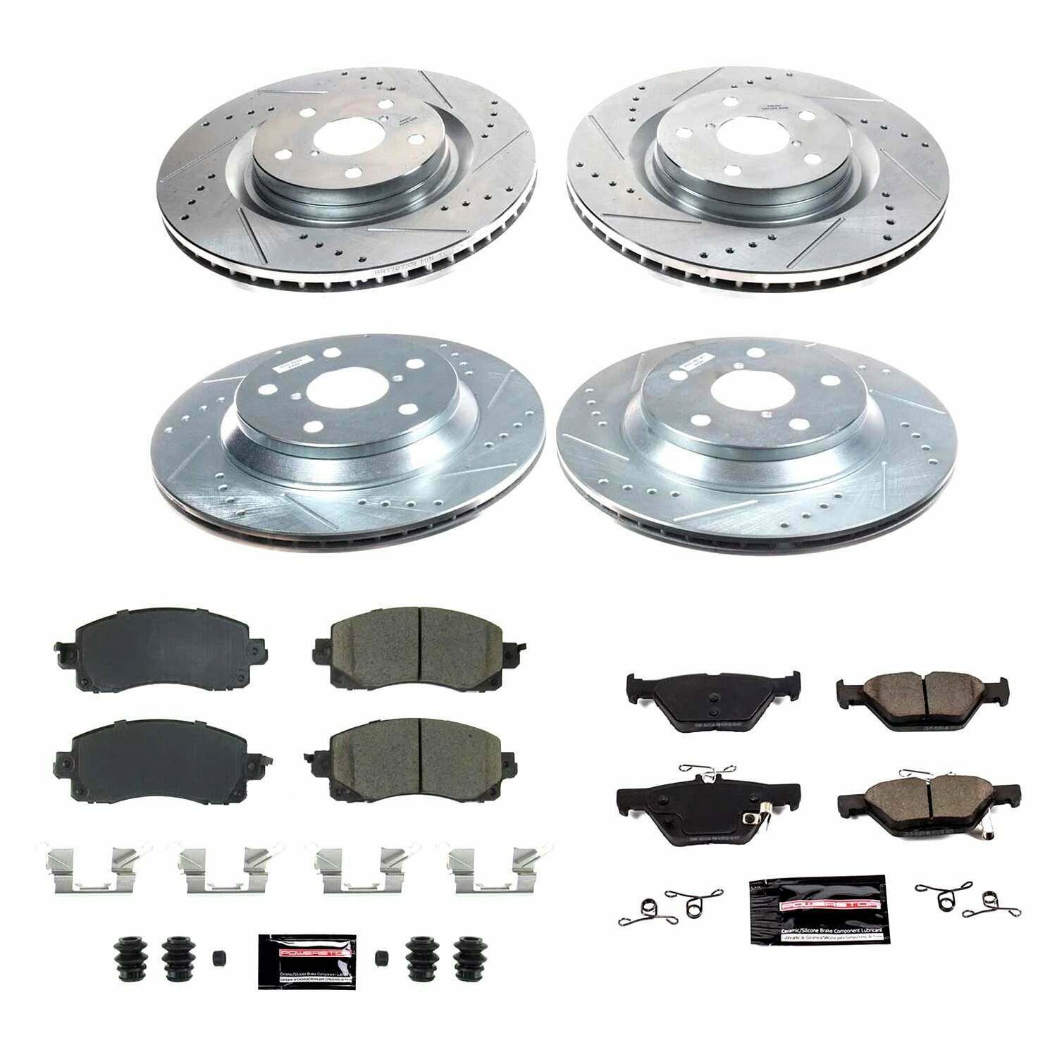 Power Stop 19-21 Subaru Forester Front & Rear Z23 Evolution Sport Brake Kit - K8521
