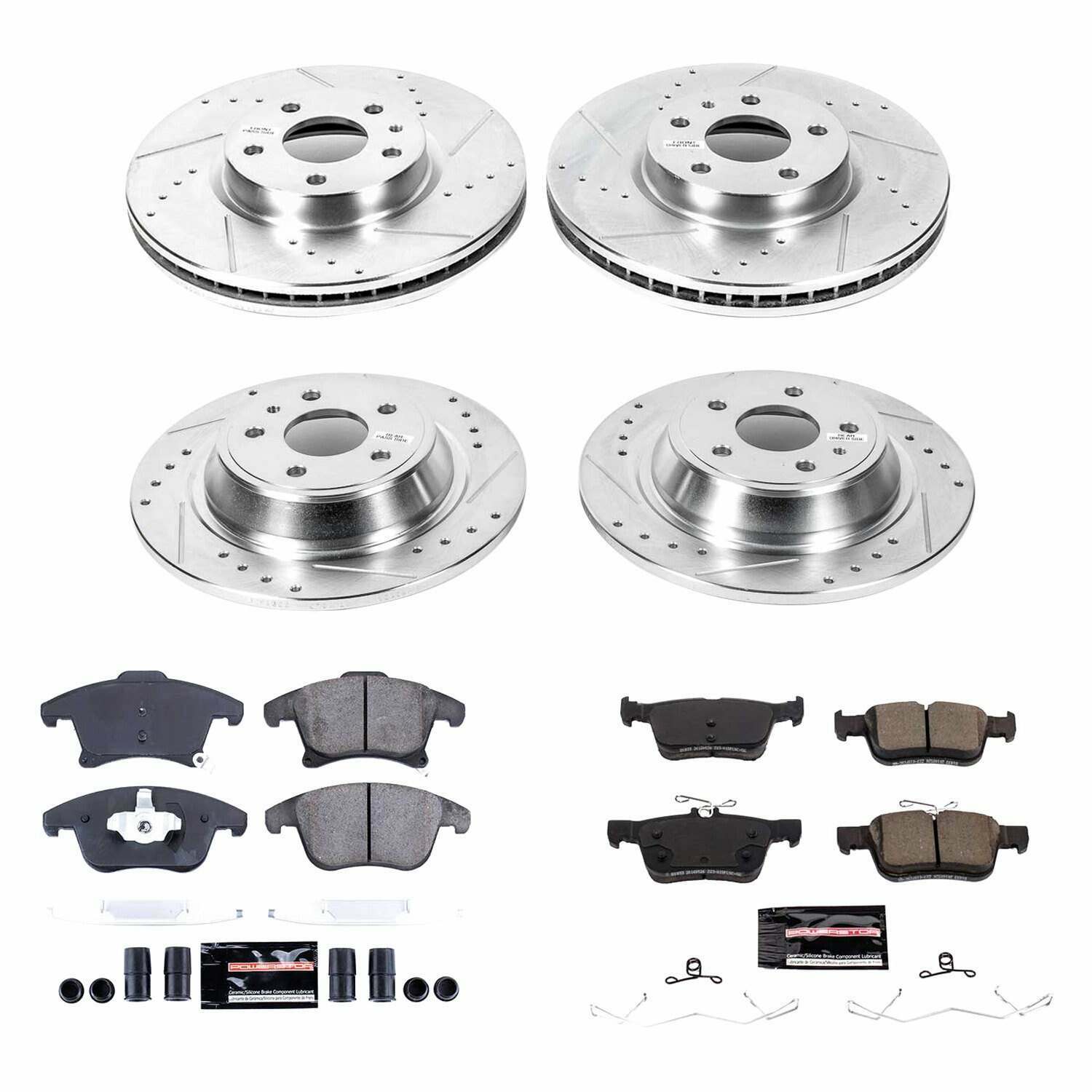 Power Stop 2020 Ford Fusion Front & Rear Z23 Evolution Sport Brake Kit - K8532