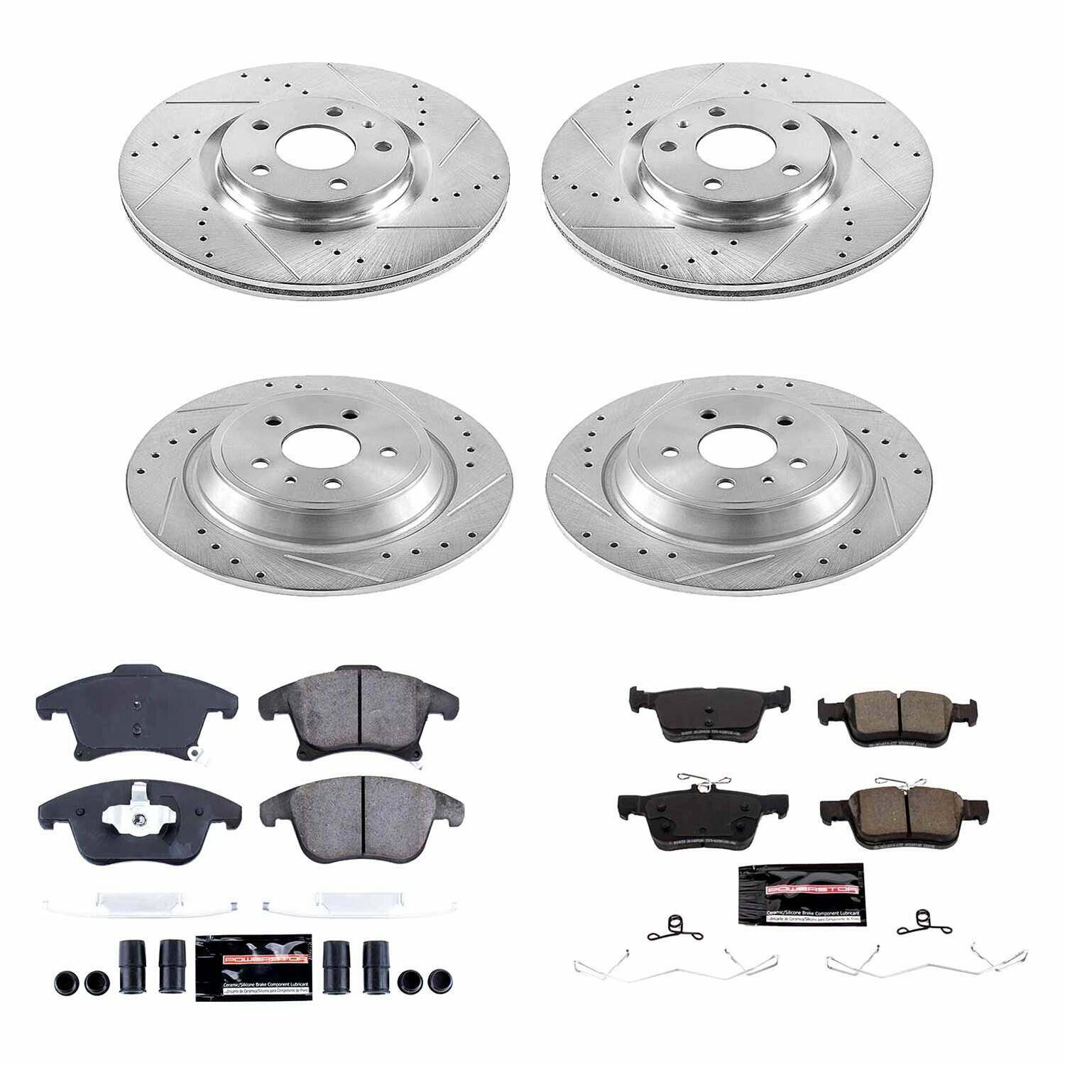 Power Stop 2020 Ford Fusion Front & Rear Z23 Evolution Sport Brake Kit - K8534