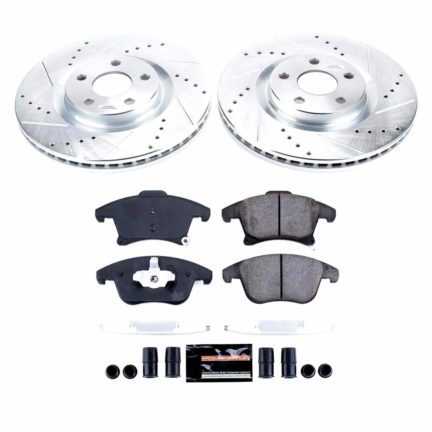 Power Stop 19-20 Ford Police Responder Hybrid Front Z23 Evolution Sport Brake Kit - K8540