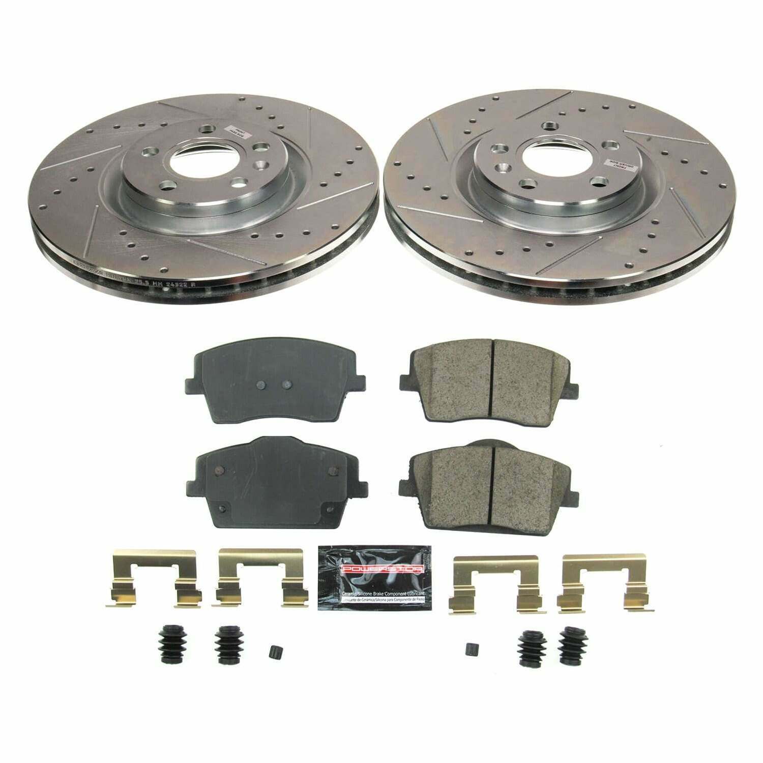 Power Stop 19-22 Volvo XC40 Front Z23 Evolution Brake Kit - K8574