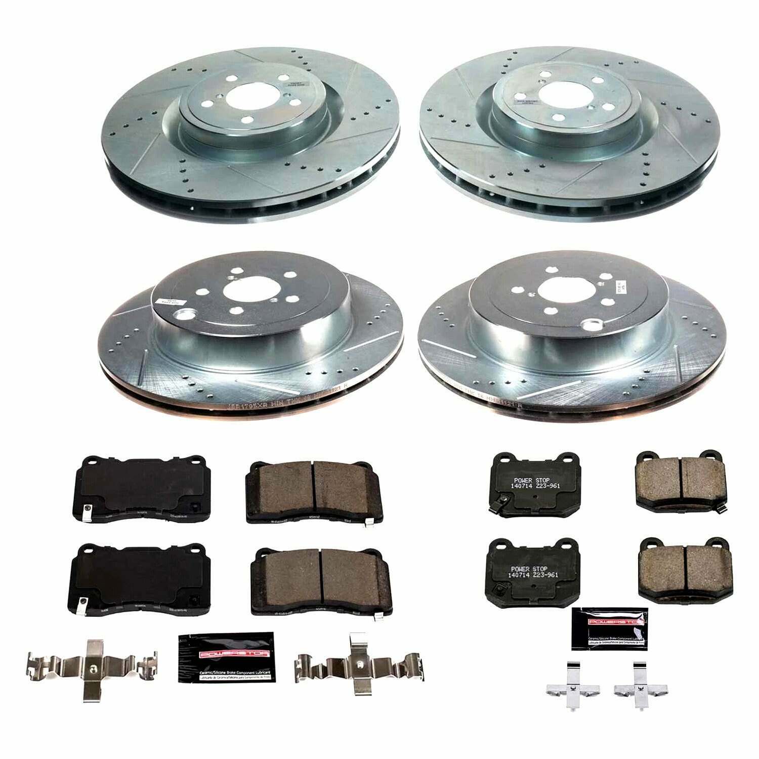 Power Stop 2020 Toyota 86 Front & Rear Z23 Evolution Sport Brake Kit - K8611