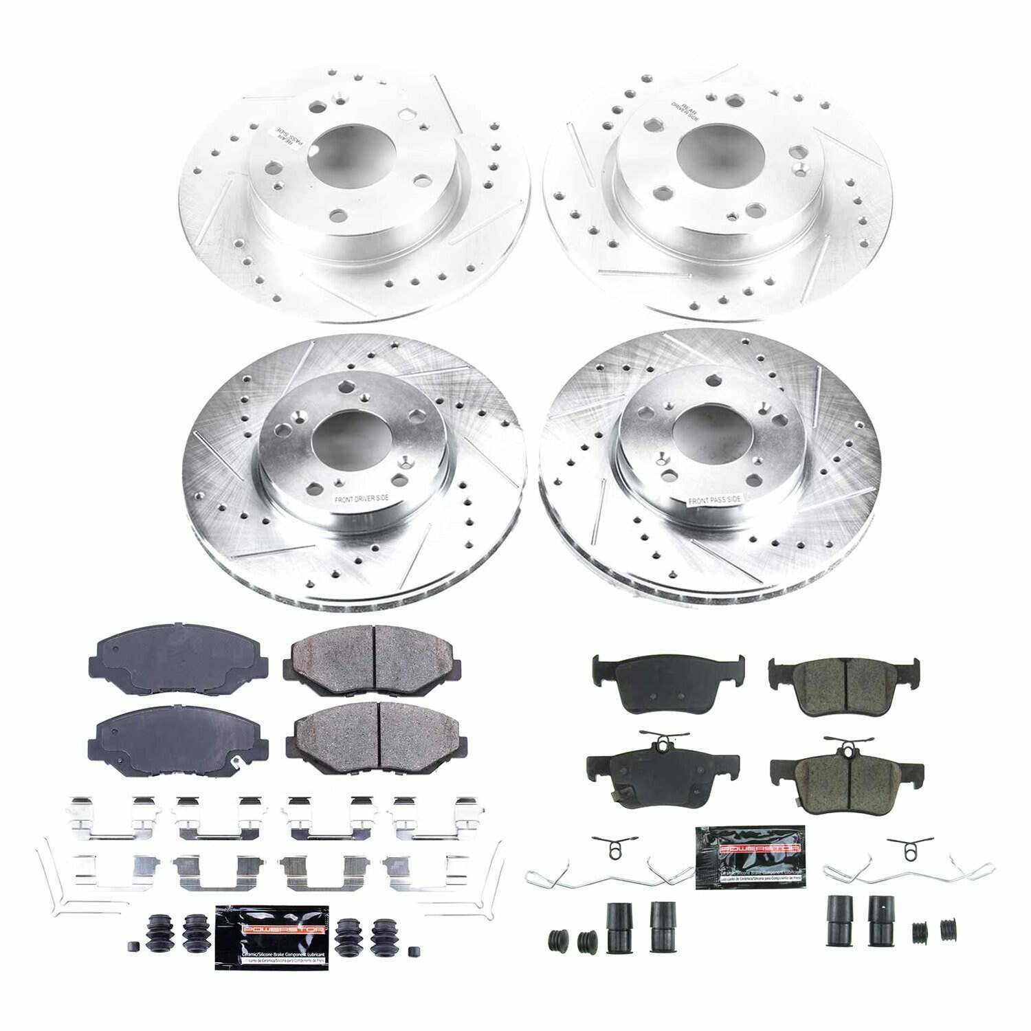 Power Stop 2020 Honda Civic Front & Rear Z23 Evolution Sport Brake Kit - K8620