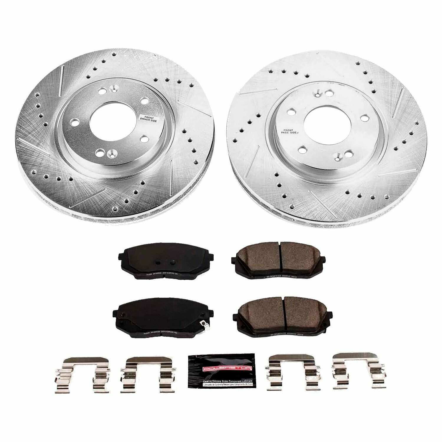 Power Stop 2017 Kia Optima Front Z23 Evolution Sport Brake Kit - K8621
