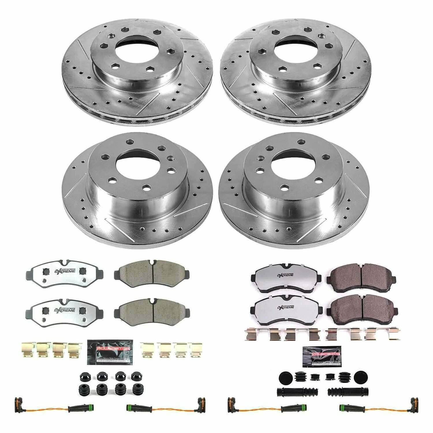 Power Stop 2020 Mercedes-Benz Sprinter 3500 Front & Rear Z36 Truck & Tow Brake Kit - K8659-36