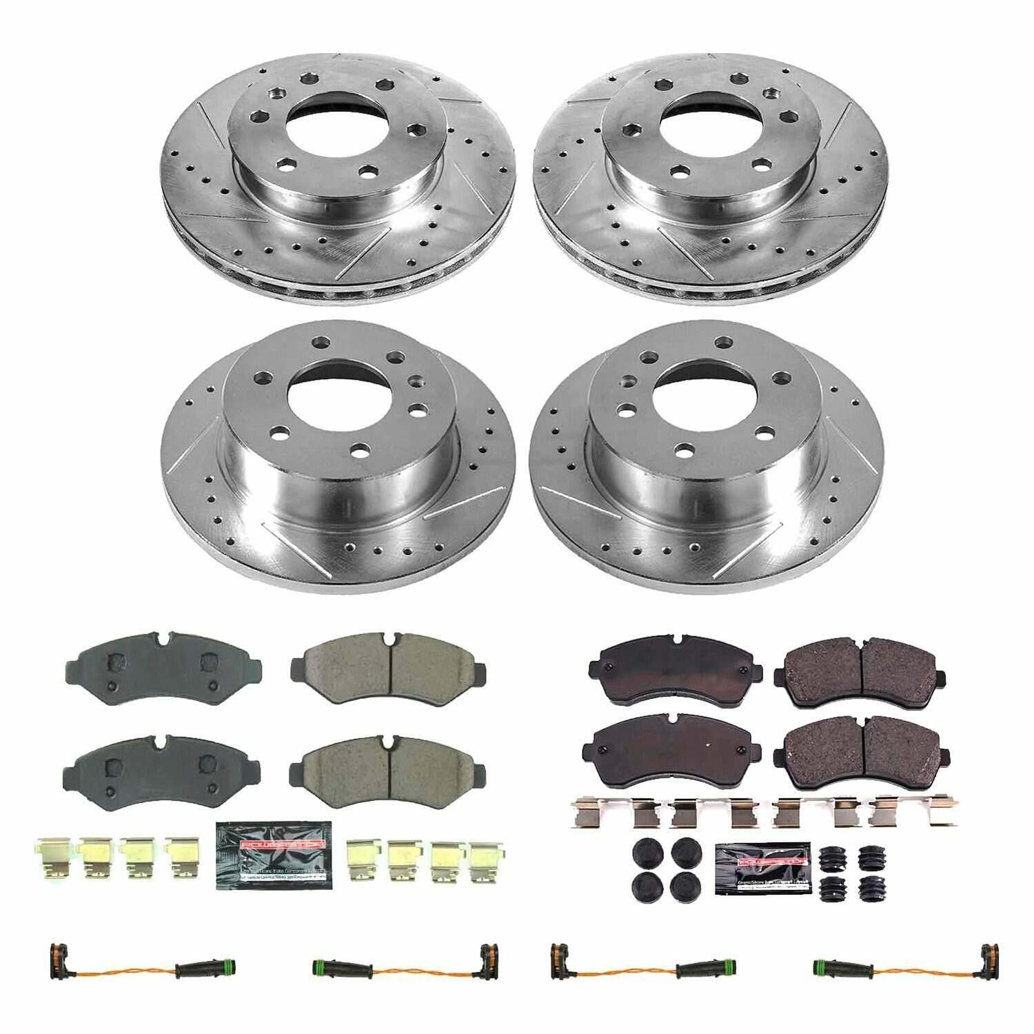 Power Stop 2020 Mercedes-Benz Sprinter 3500 Front & Rear Z23 Evolution Sport Brake Kit - K8659