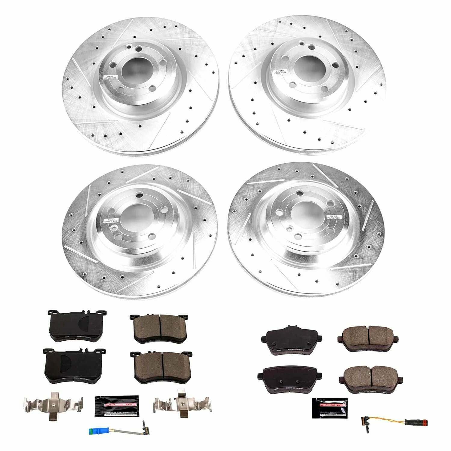 Power Stop 19-20 Mercedes-Benz SL550 Front & Rear Z23 Evolution Brake Kit - K8734