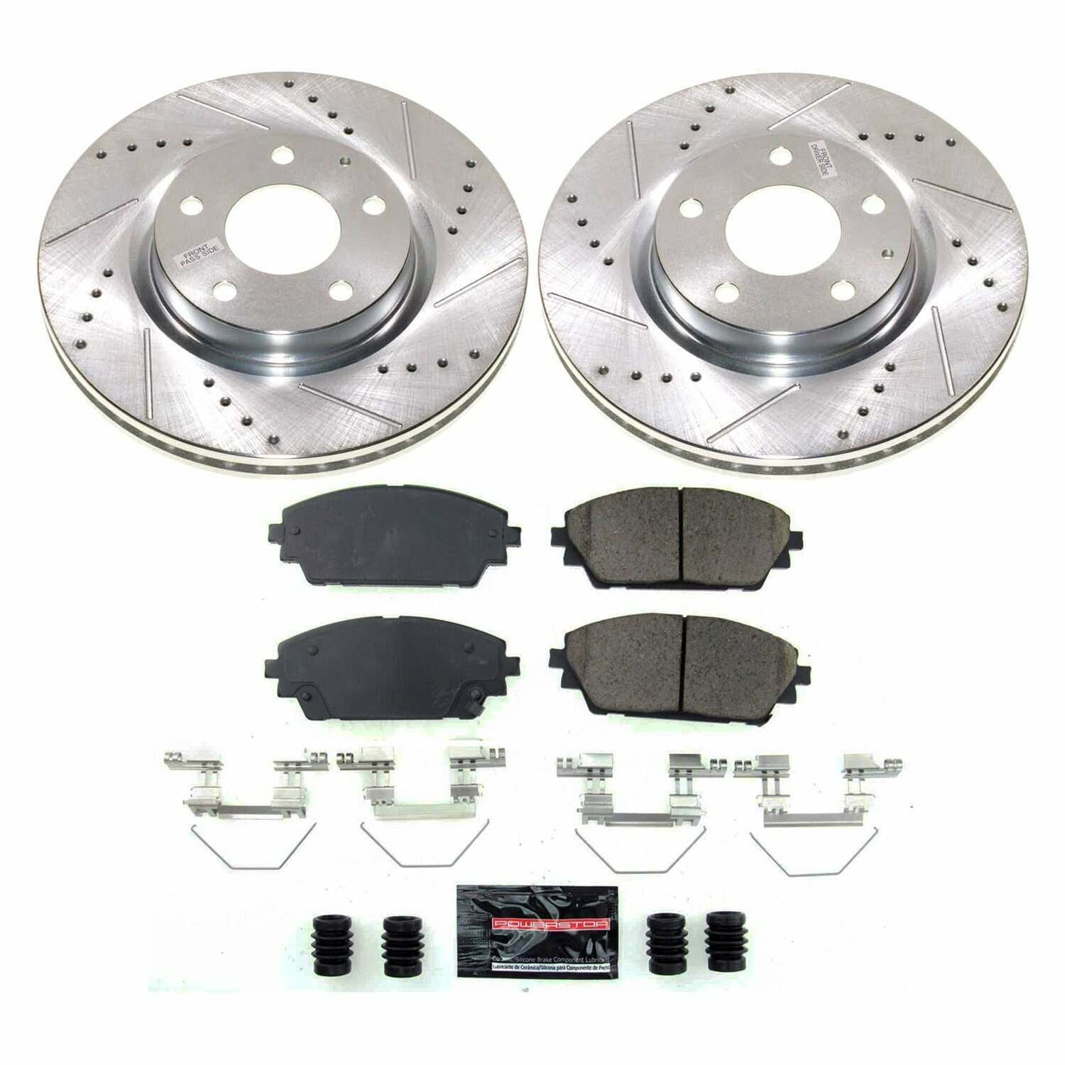Power Stop 19-23 Mazda 3 Front Z23 Evolution Brake Kit - K8754