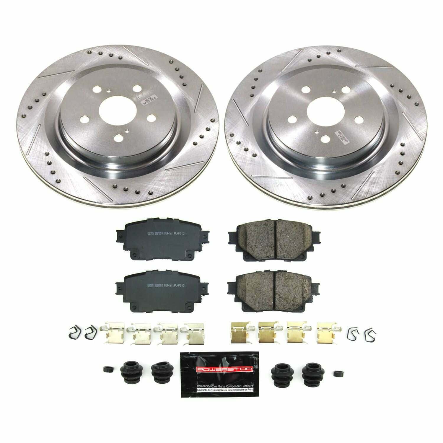 Power Stop 20-22 Toyota Highlander Rear Z23 Evolution Brake Kit - K8773