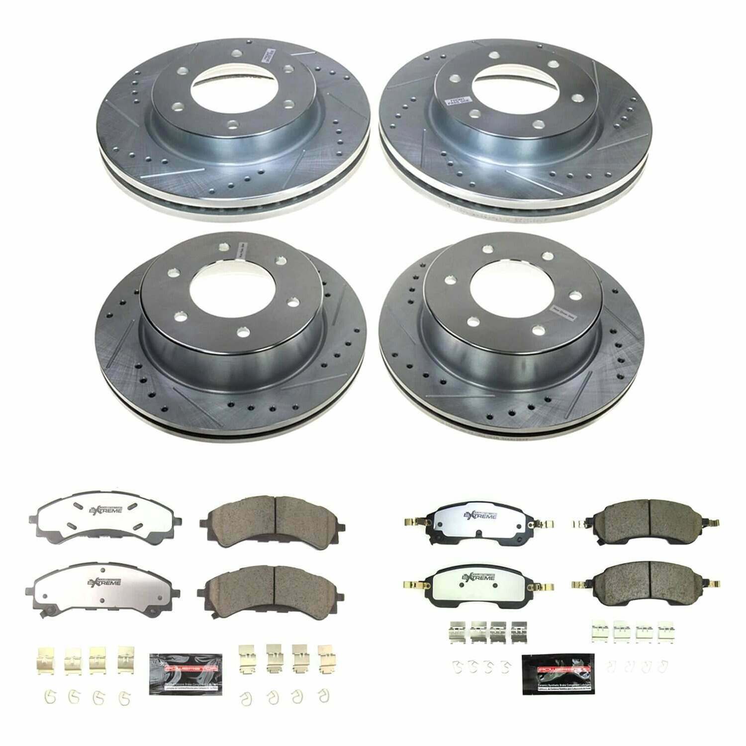 Power Stop 21-23 Ford Bronco Front and Rear Z36 Truck & Tow Brake Kit - K8802-36