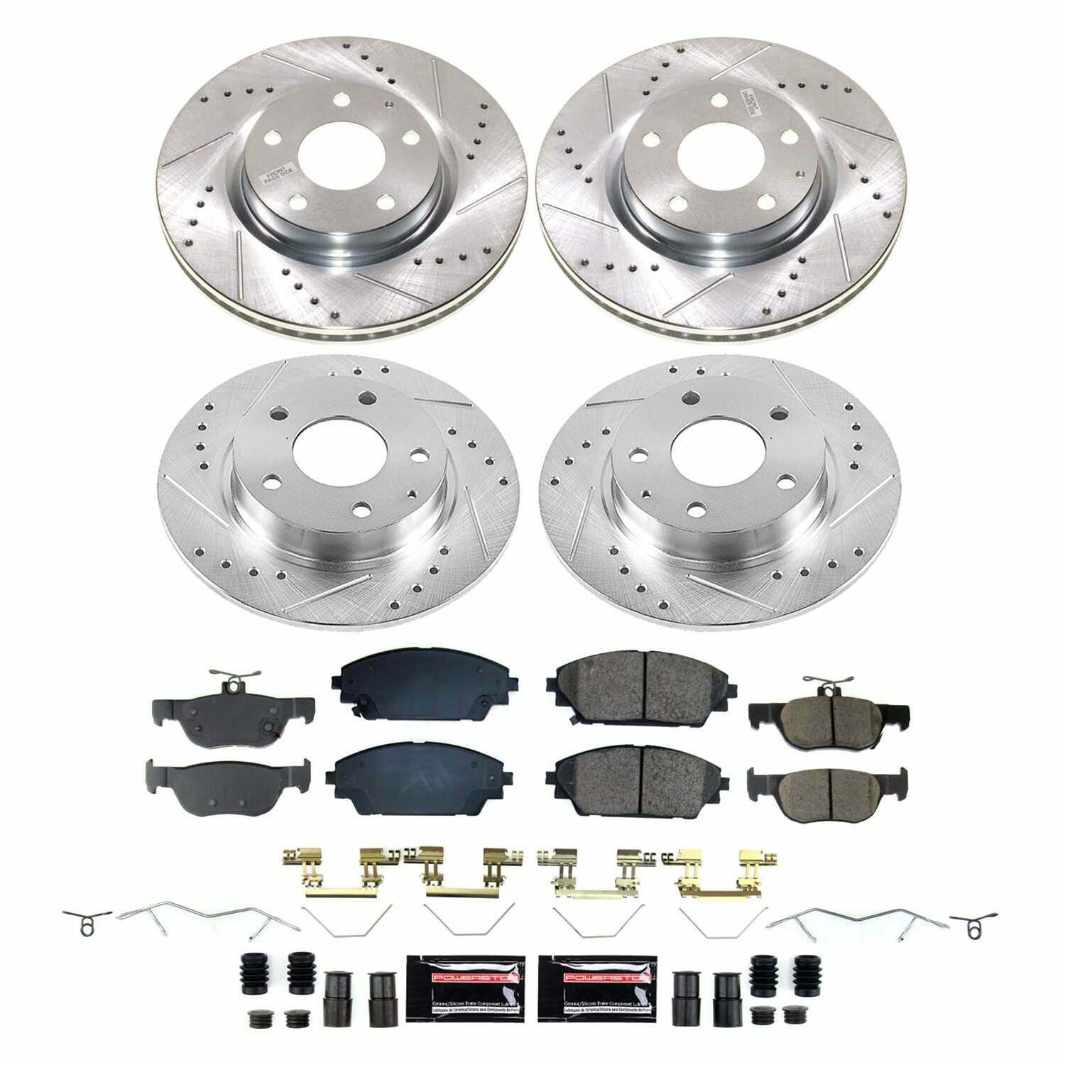 Power Stop 20-22 Mazda CX-30 Front and Rear Z23 Evolution Brake Kit - K8815