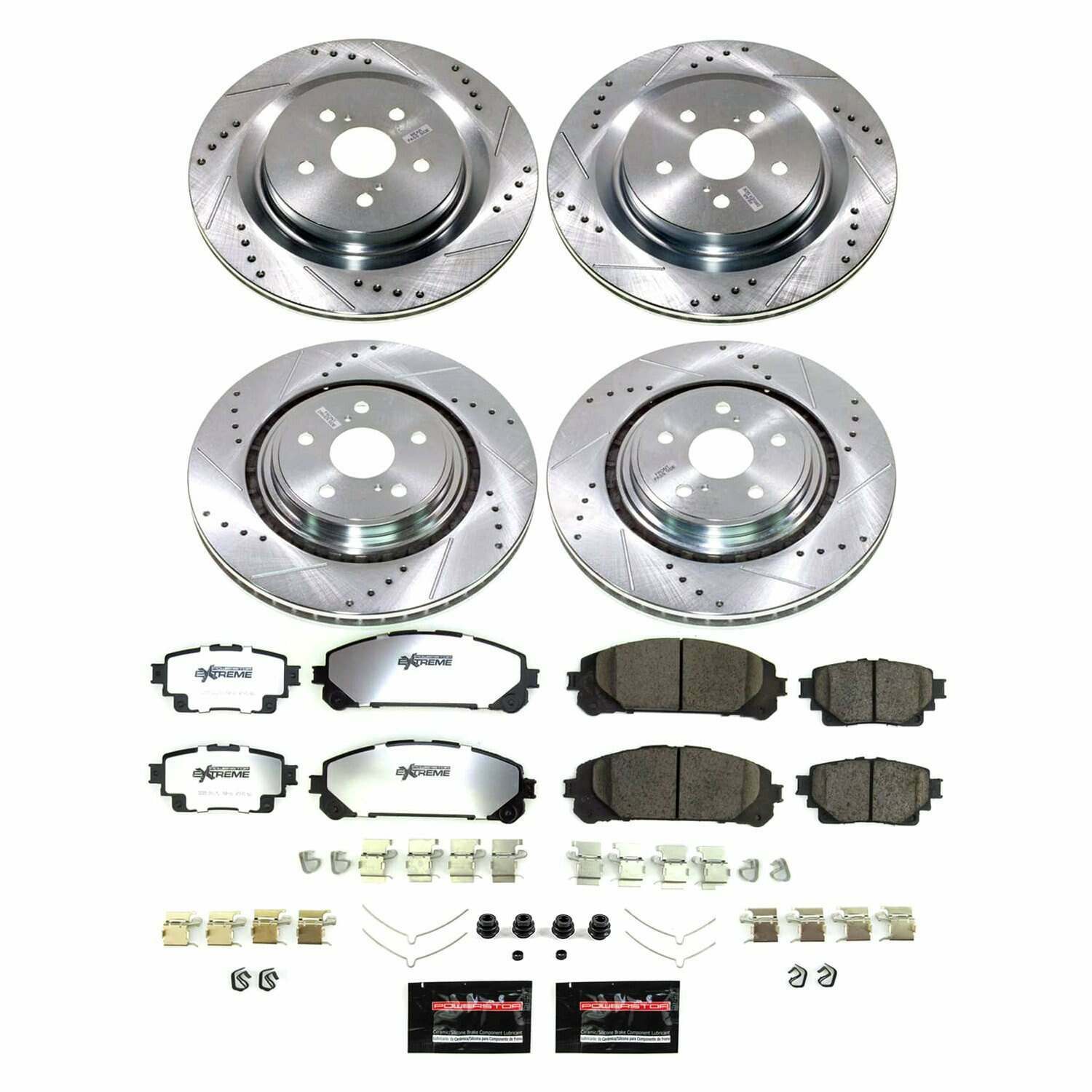 Power Stop 20-22 Toyota Highlander Front and Rear Z36 Truck & Tow Brake Kit - K8817-36