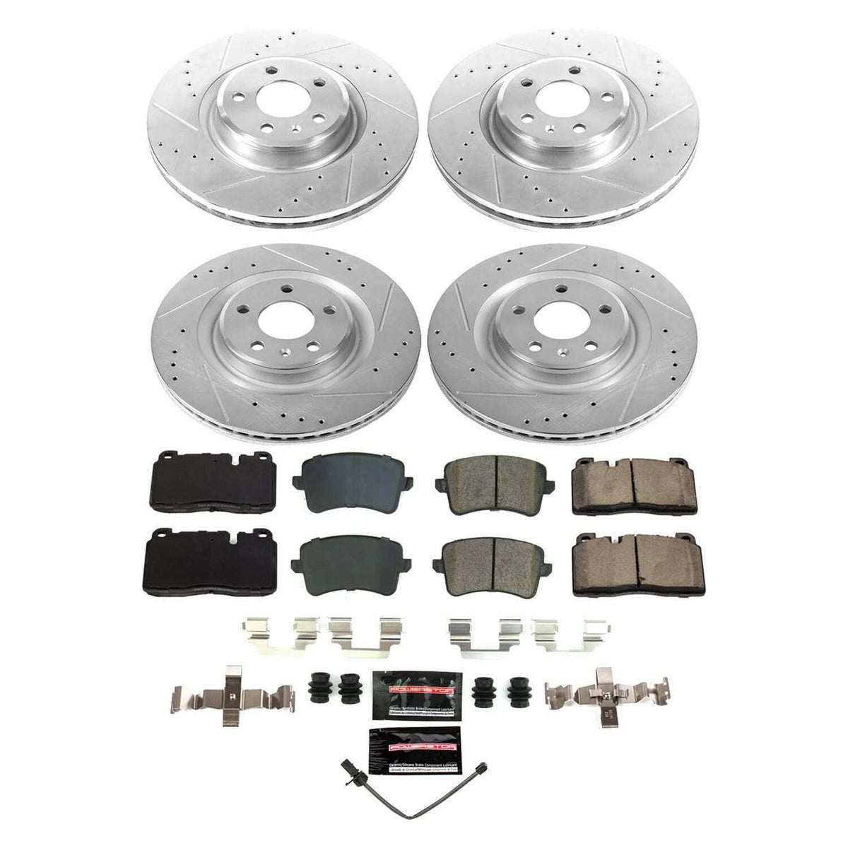 Power Stop 13-15 Audi Q5 Front and Rear Z23 Evolution Brake Kit - K9026