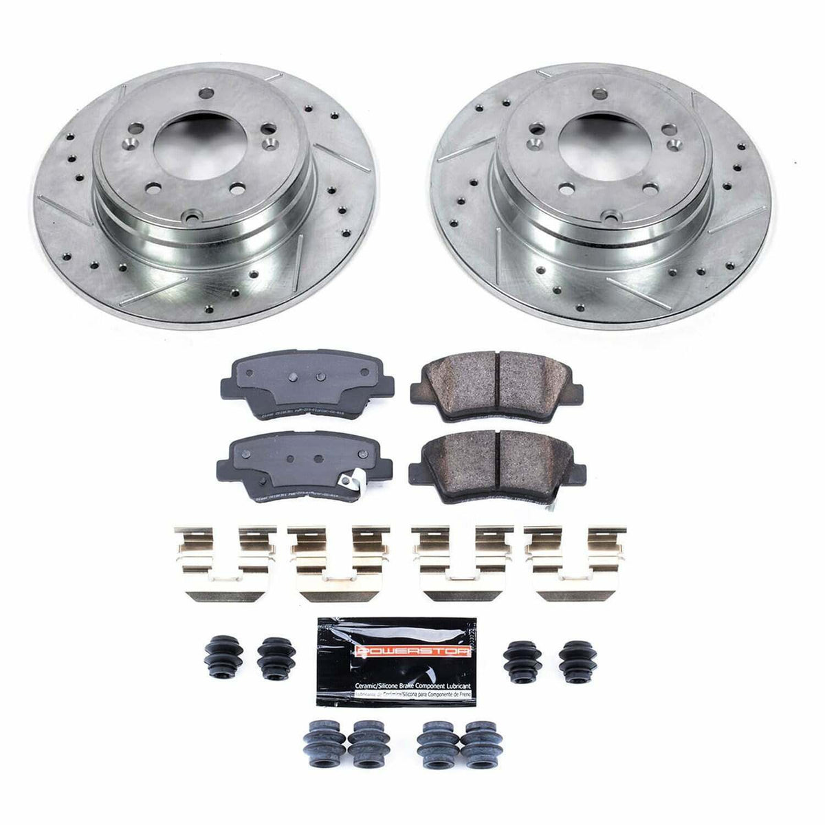 Power Stop 09-11 Hyundai Azera Rear Z23 Evolution Brake Kit - K9060