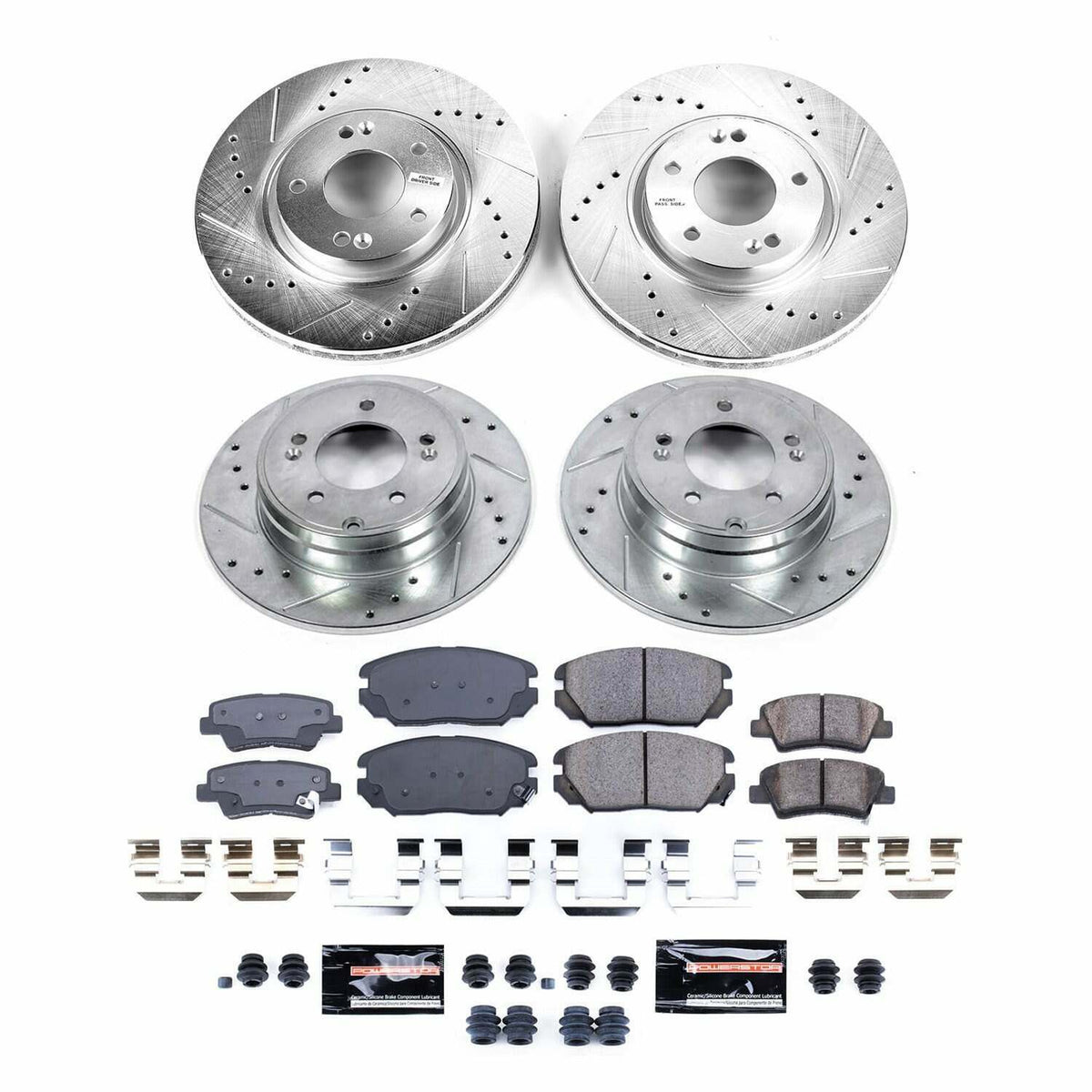 Power Stop 09-10 Hyundai Sonata Front and Rear Z23 Evolution Brake Kit - K9061