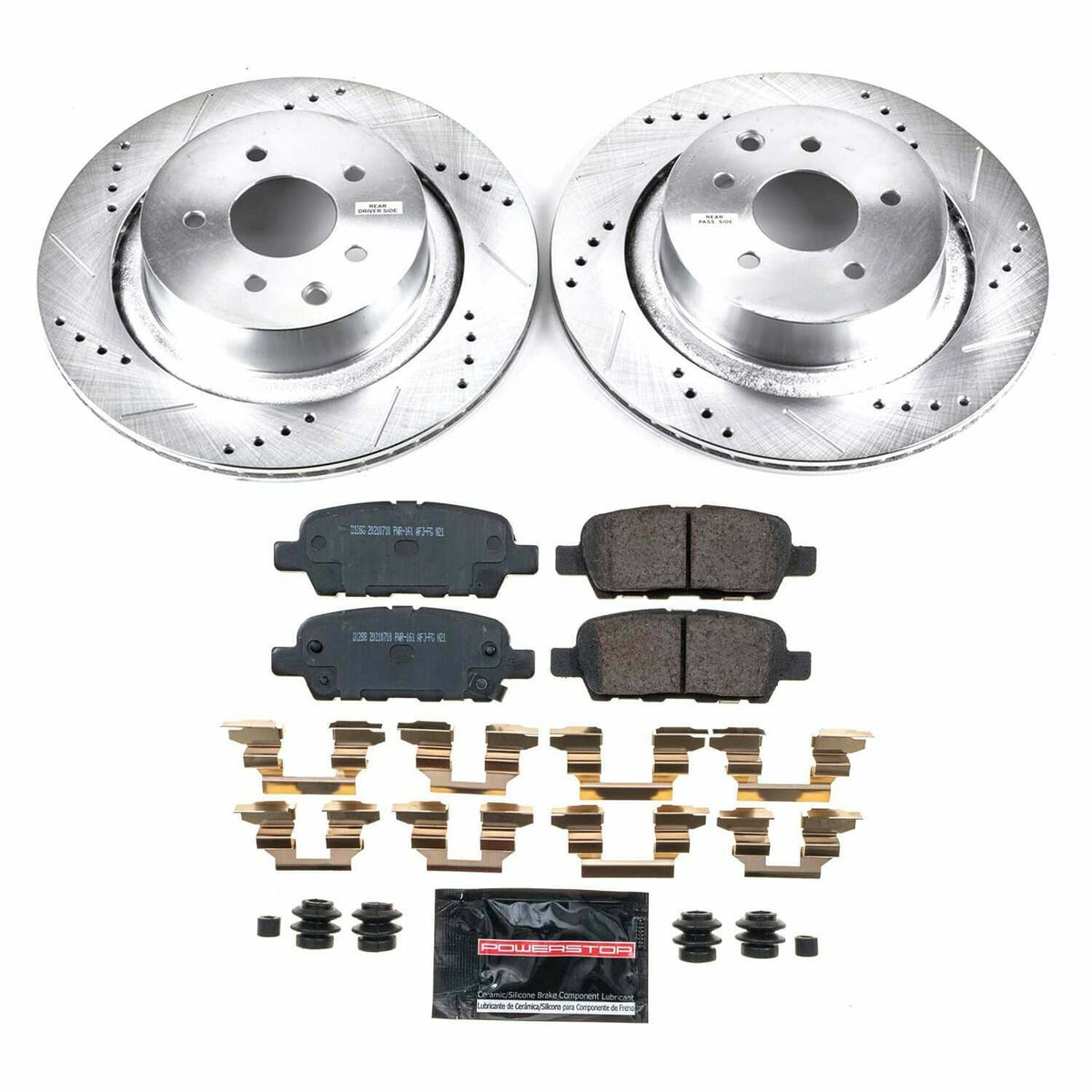 Power Stop 14-15 Infiniti Q60 Rear Z23 Evolution Brake Kit - K9062