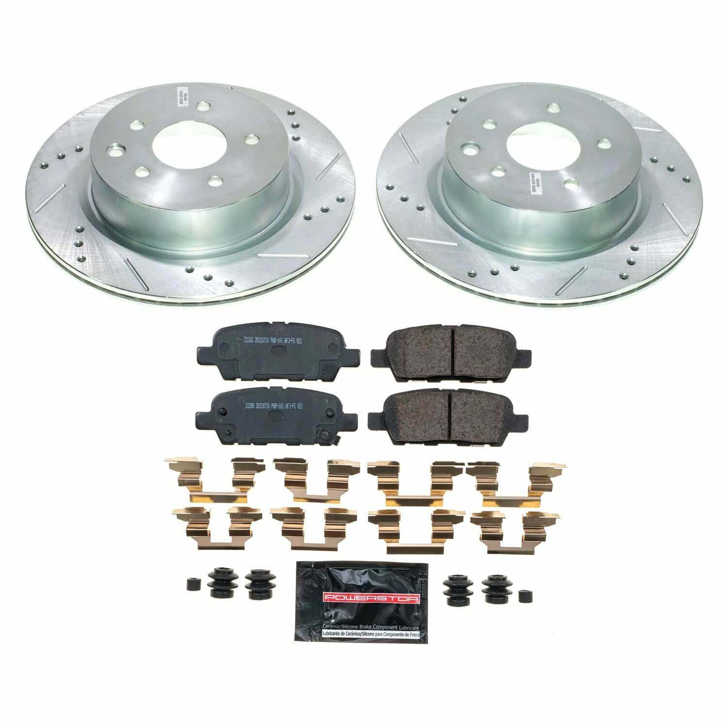Power Stop 08-09 Infiniti EX35 Rear Z23 Evolution Brake Kit - K9064
