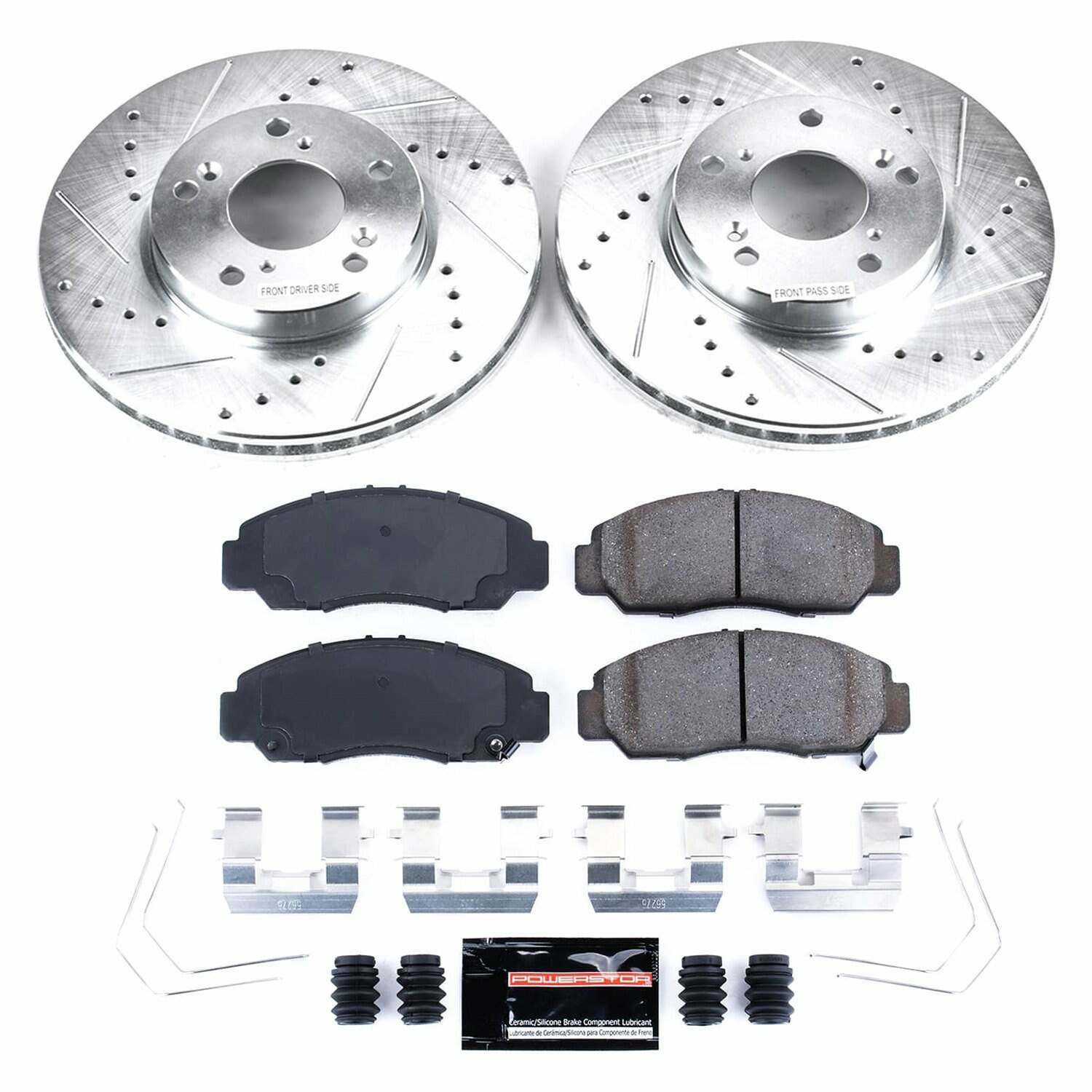Power Stop 06-11 Honda Civic Front Z23 Evolution Brake Kit - K9109